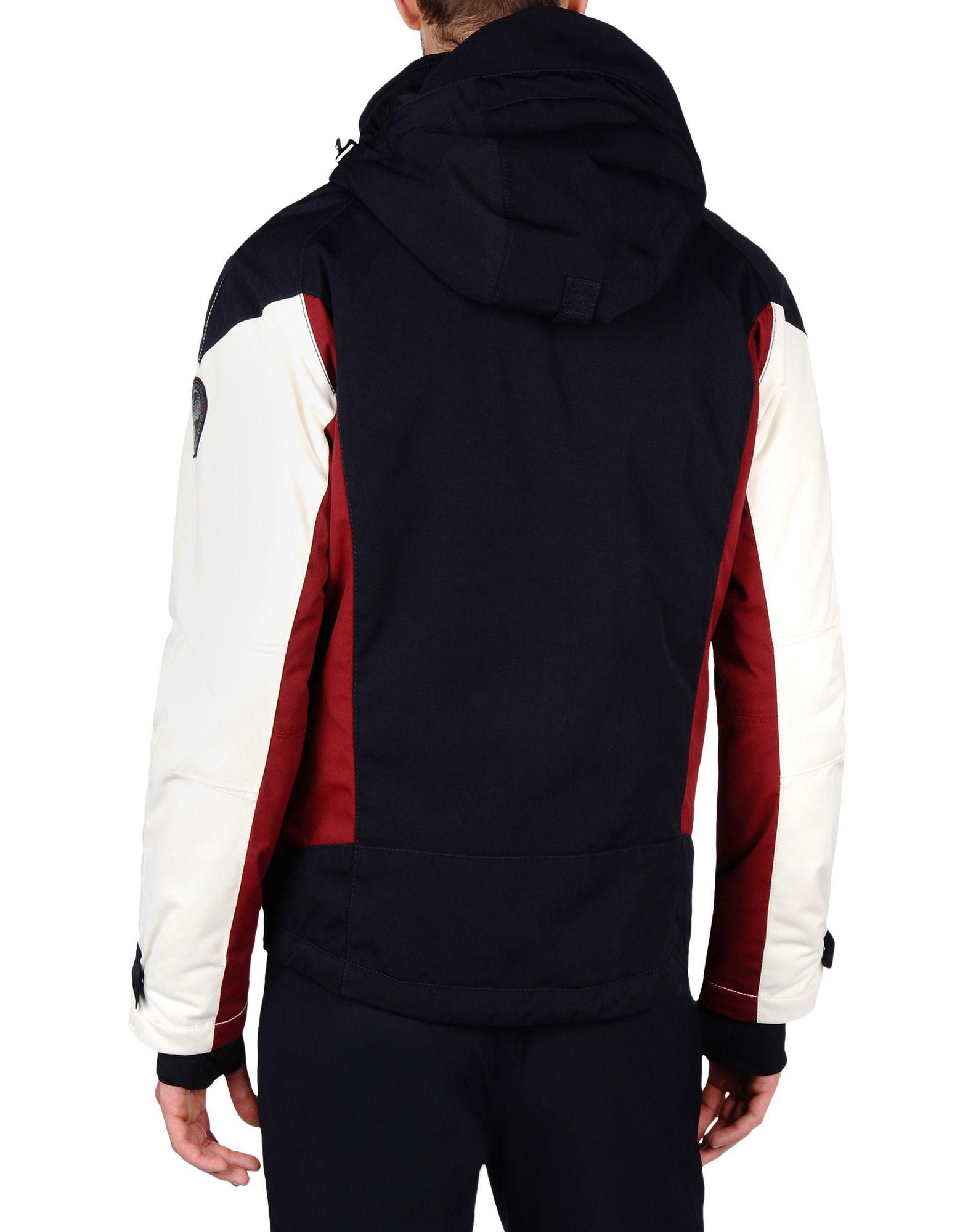 Napapijri Fleece Ski Jacket in Red for Men - Lyst