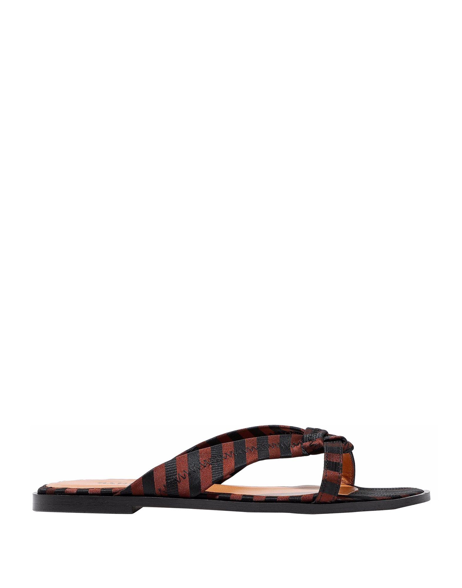 ganni sandals black