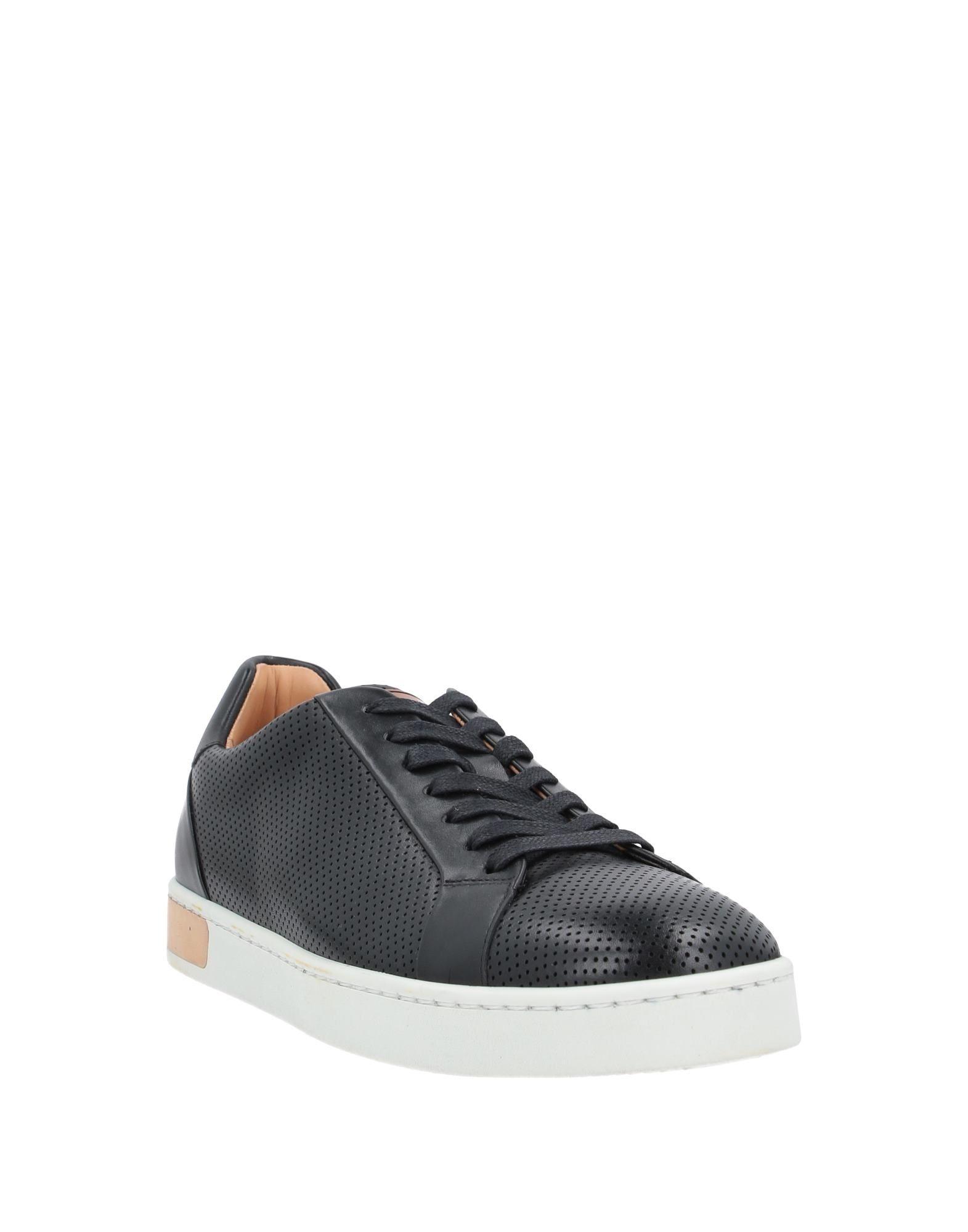 Magnanni Leather Low-tops & Sneakers in Black for Men - Lyst
