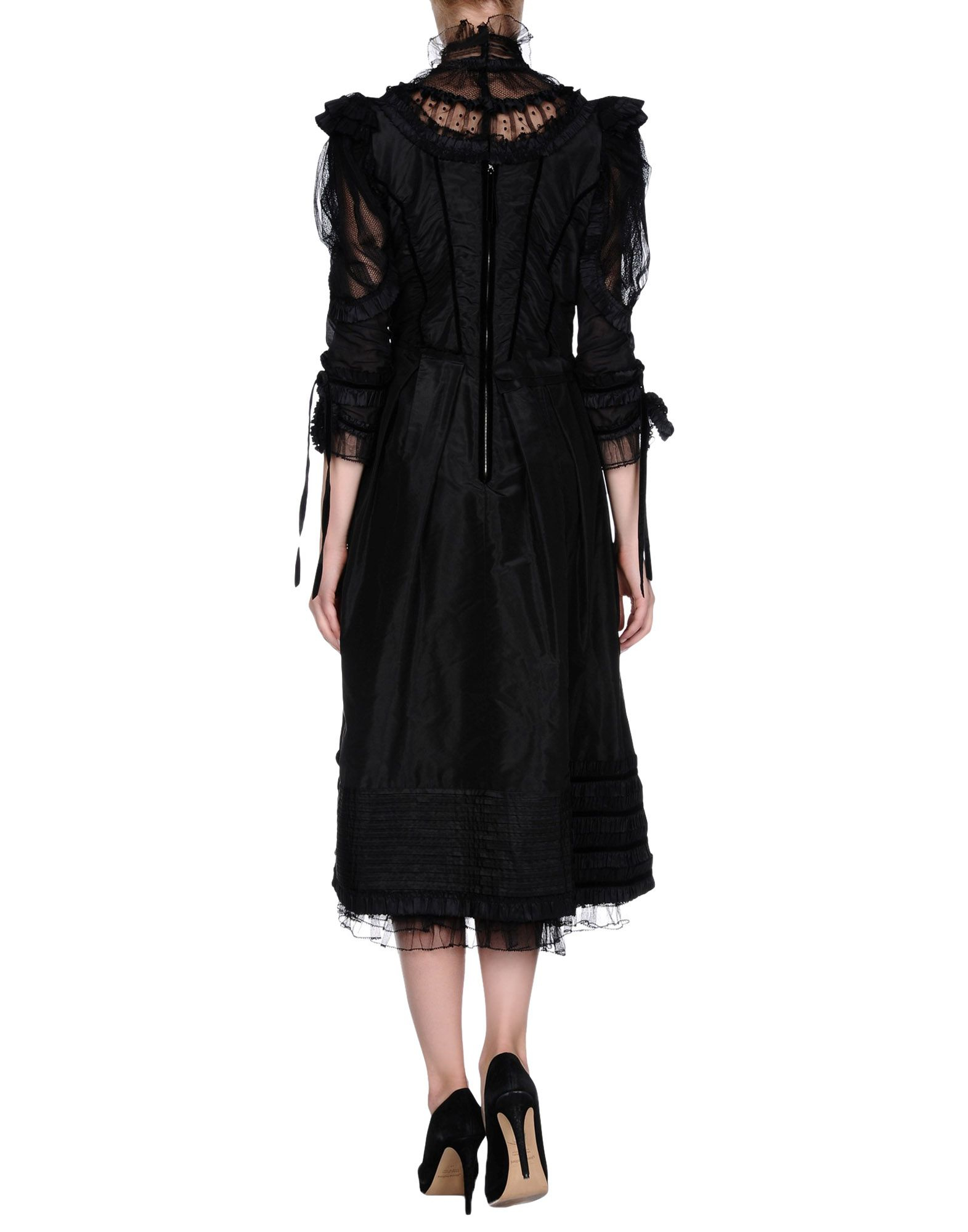 Lyst - Marc Jacobs Long Sleeve Dress in Black