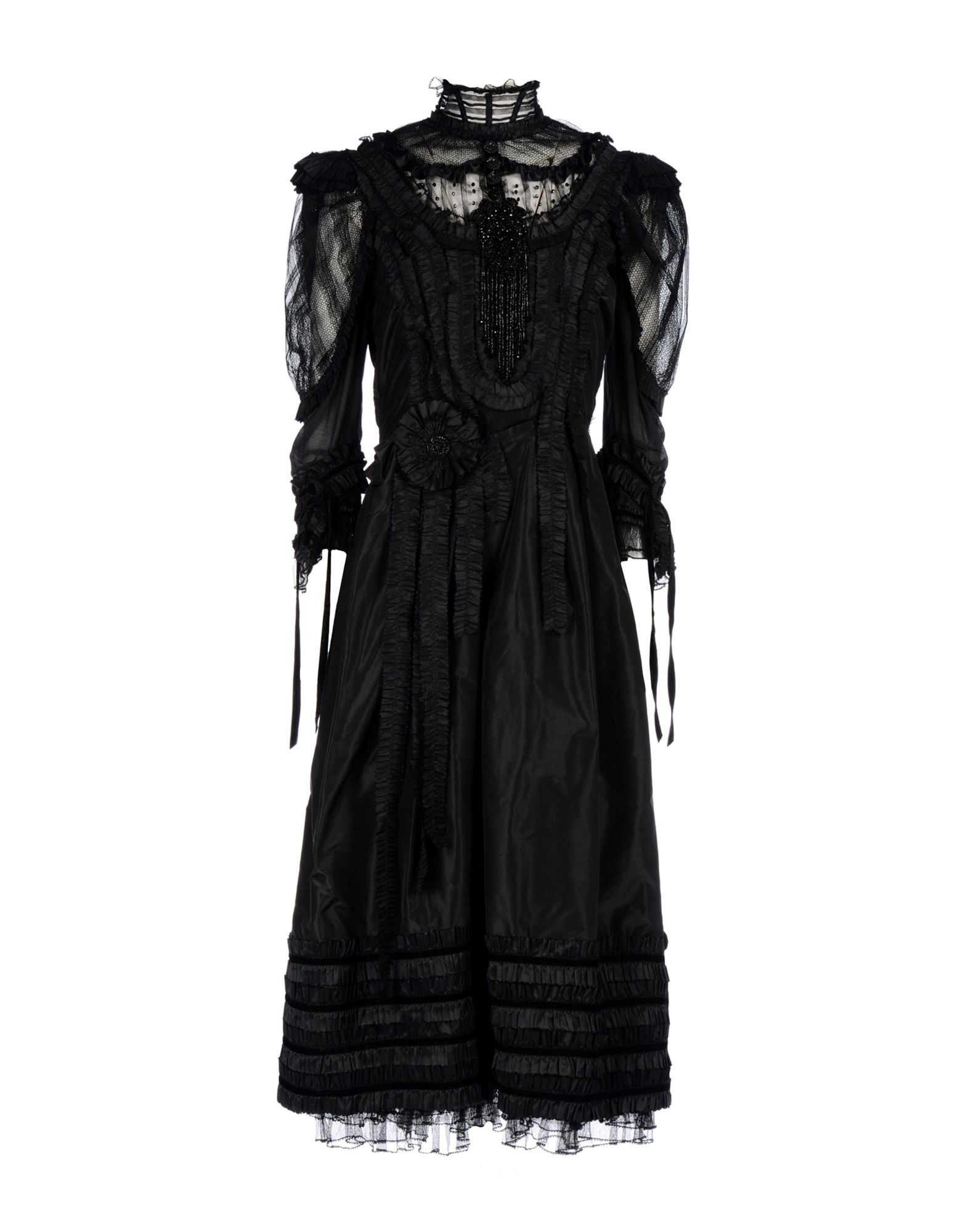 Lyst - Marc Jacobs Long Sleeve Dress in Black