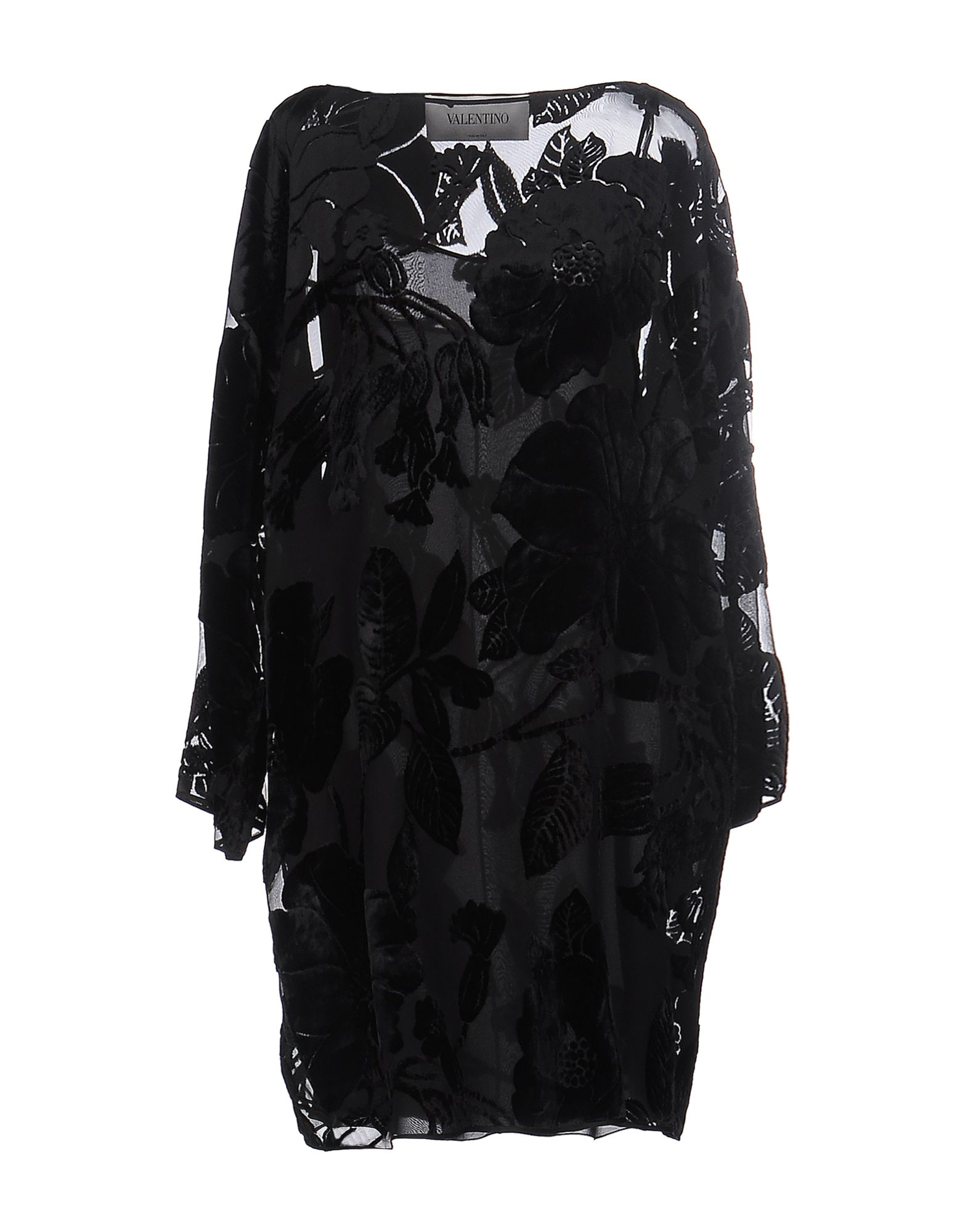 Lyst - Valentino Short Dress in Black