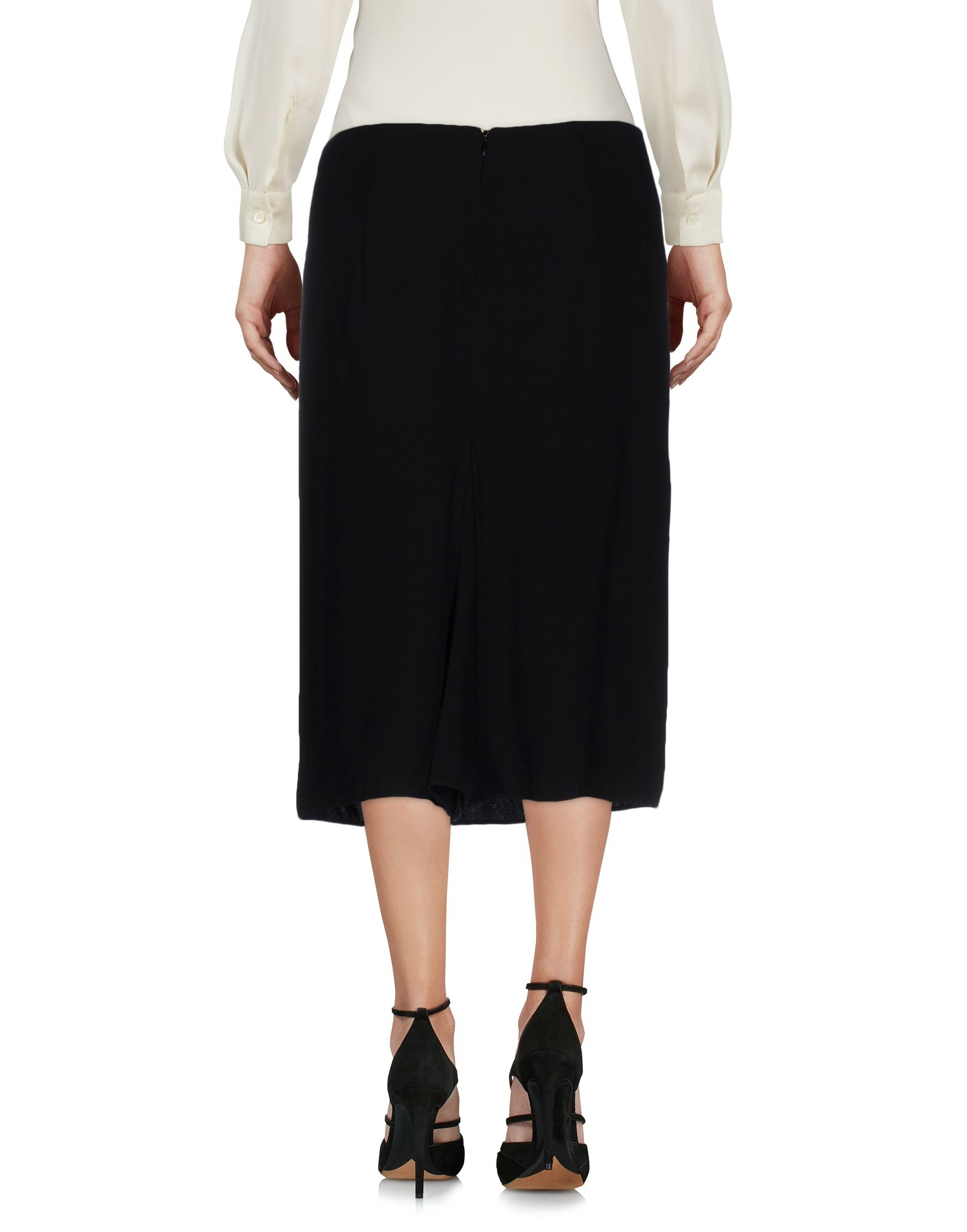Lyst - Marni Knee Length Skirt in Black