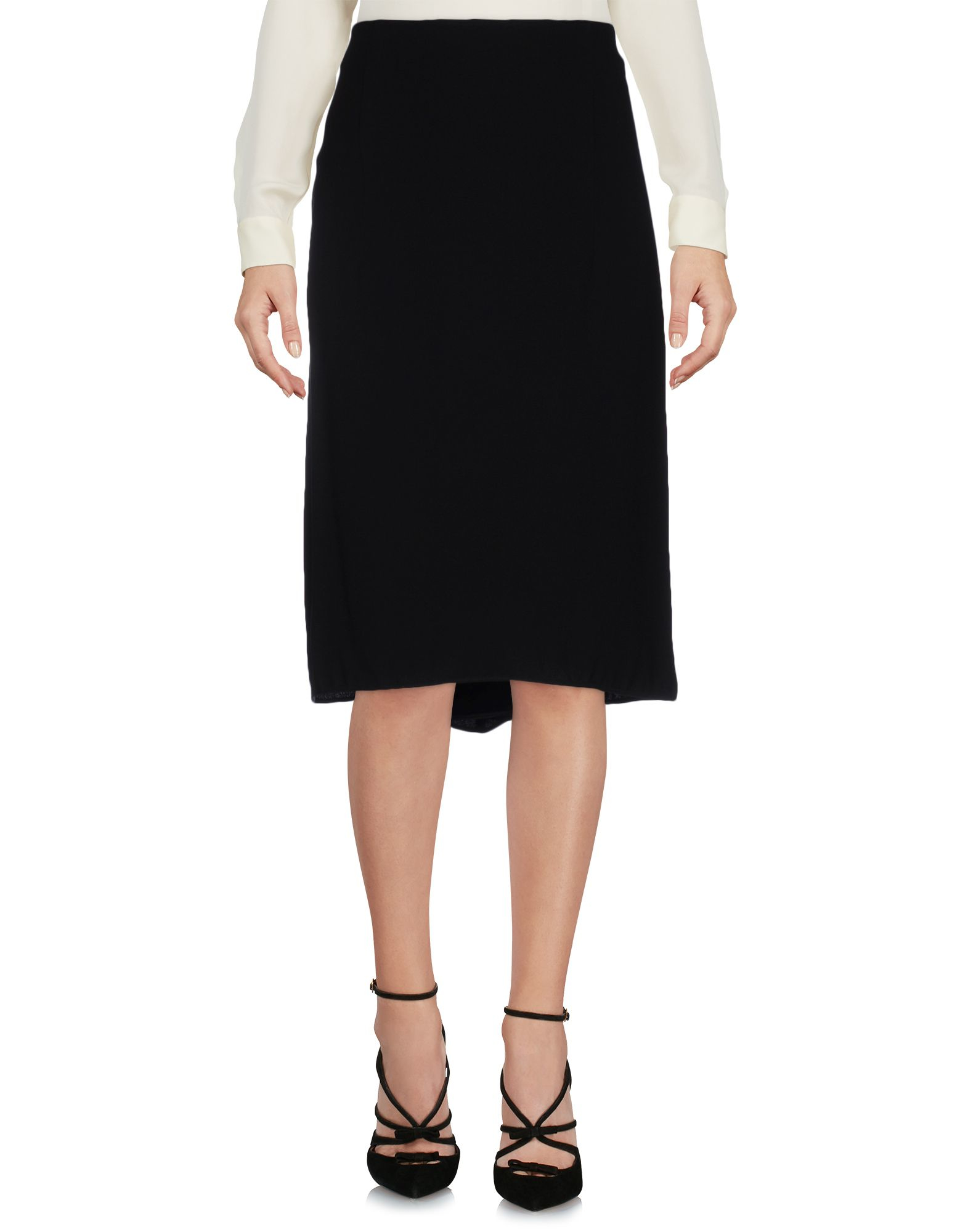 Marni Knee Length Skirt in Black | Lyst