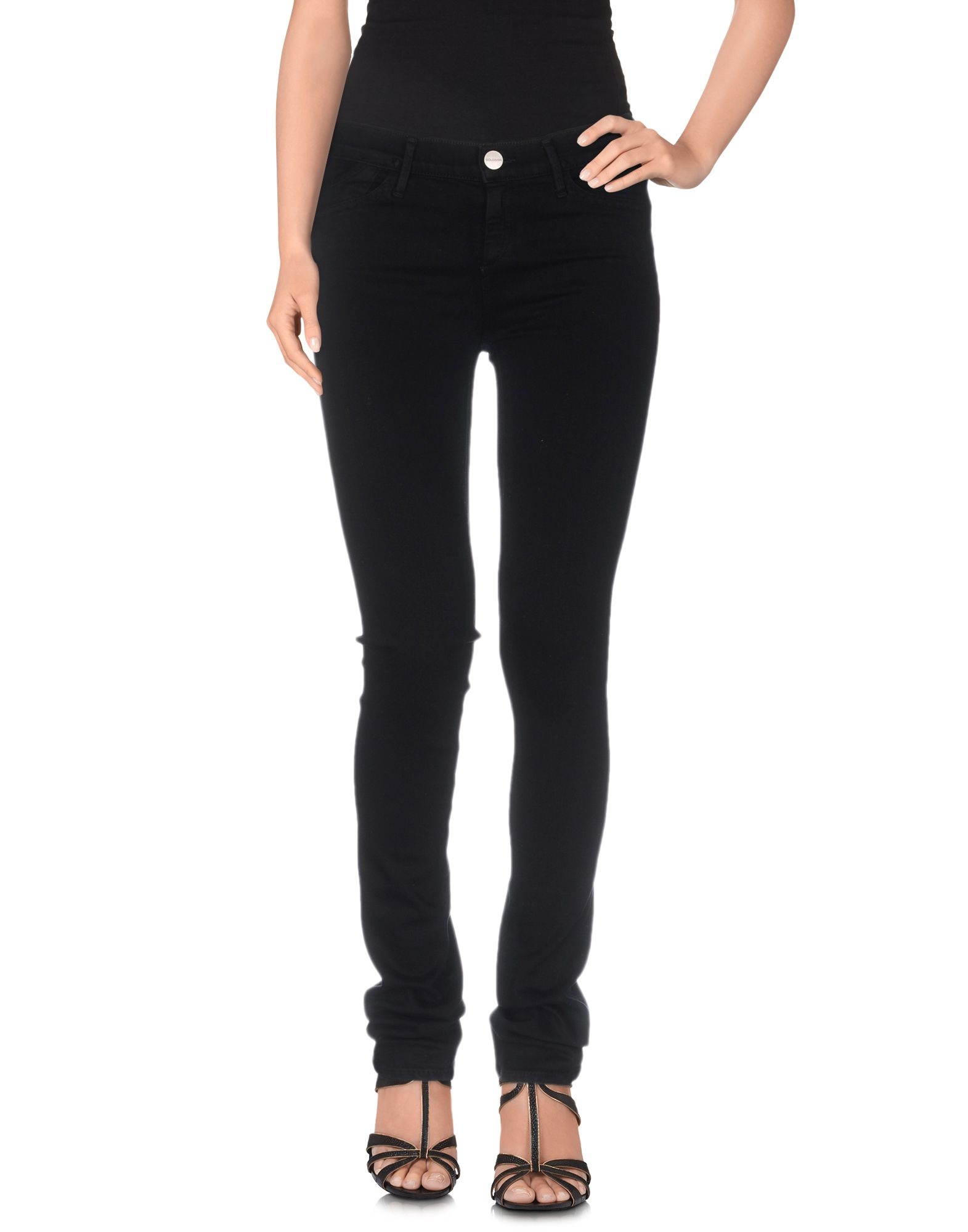 black denim pants women's