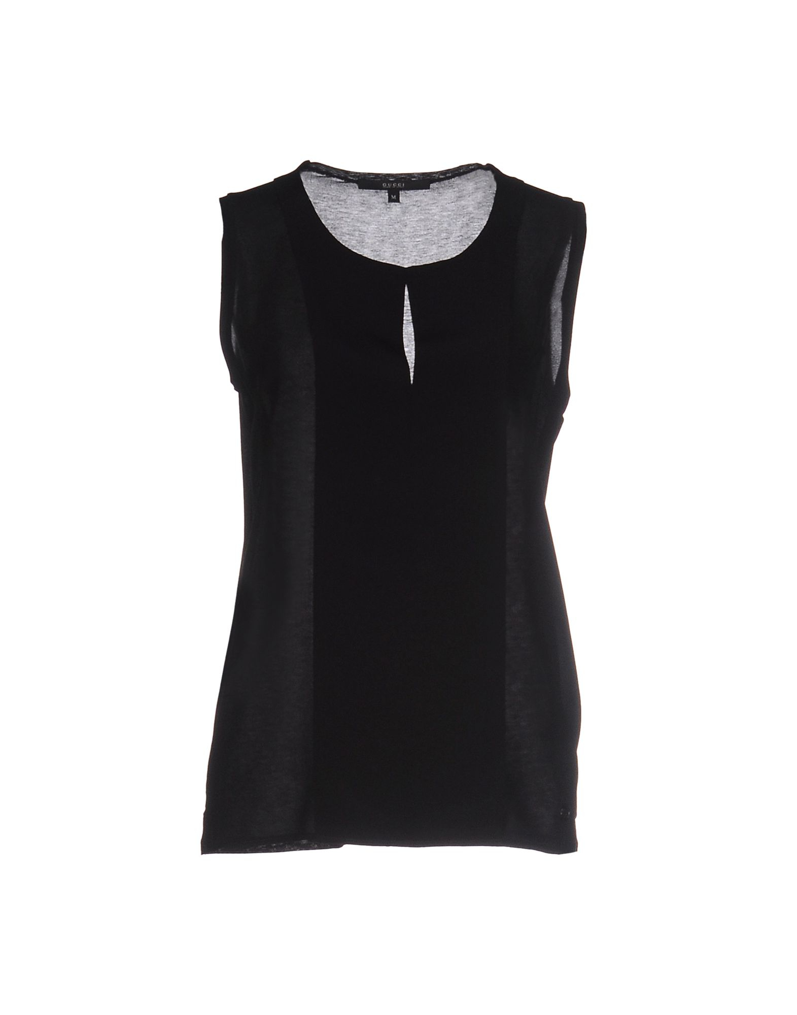 gucci top in black lyst gucci top in black lyst