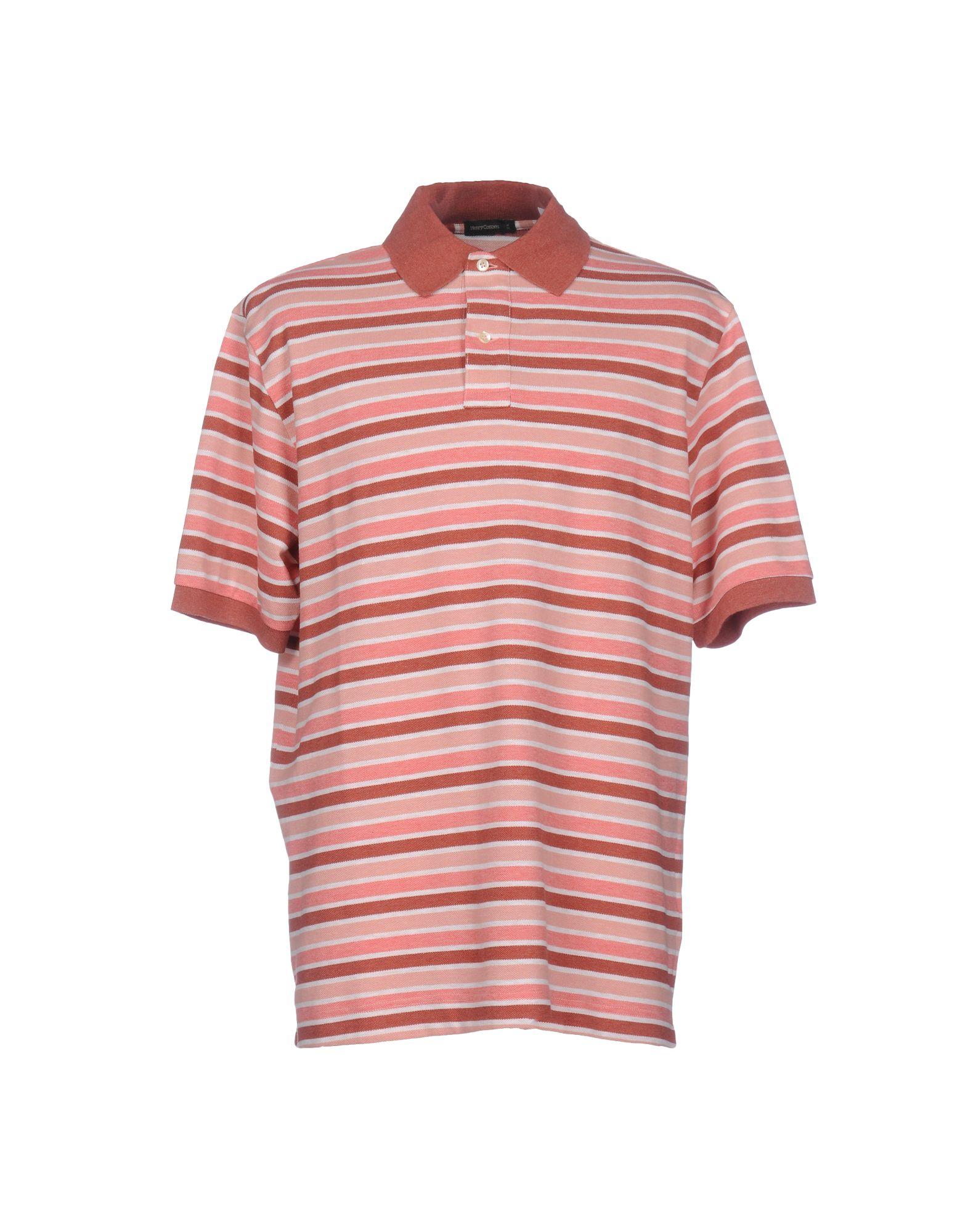 Lyst - Henry cotton's Polo Shirt in Pink for Men