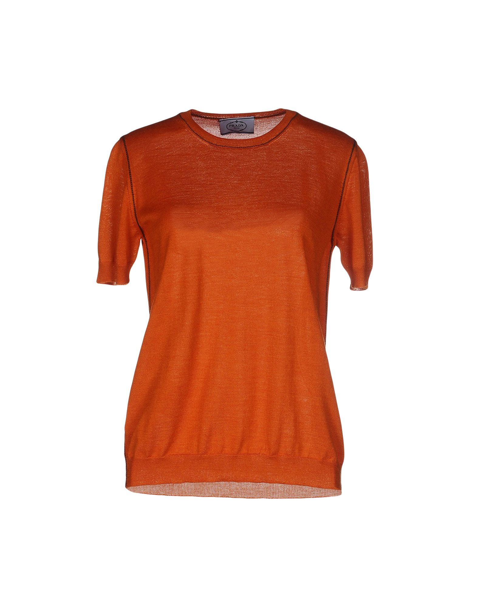 Lyst - Prada Sweater in Orange