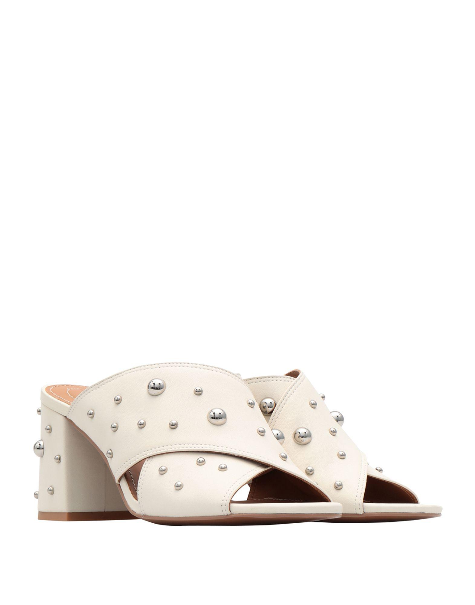 See By Chloé Leather Sandals in Ivory (White) - Lyst