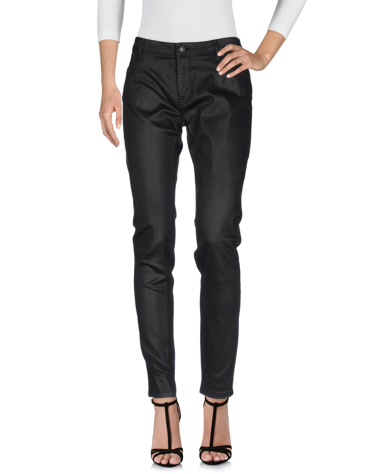 black denim pants women's