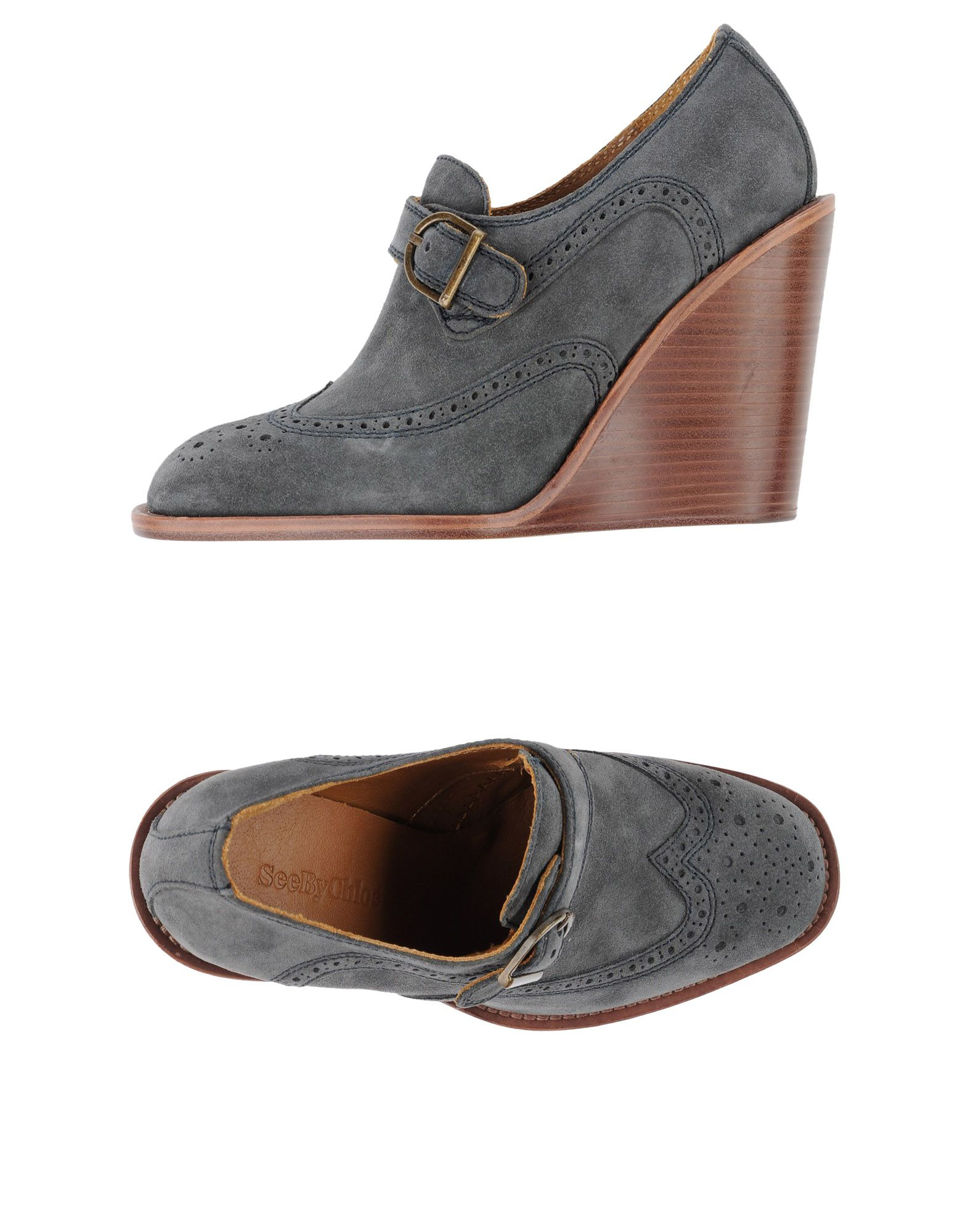 Lyst See By Chloé Loafer in Gray