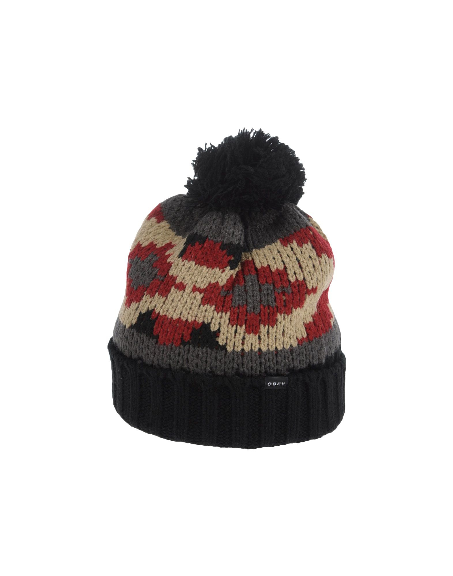 obey pom beanie pom in Red 34 for Obey  Men  Save    Hat Lyst
