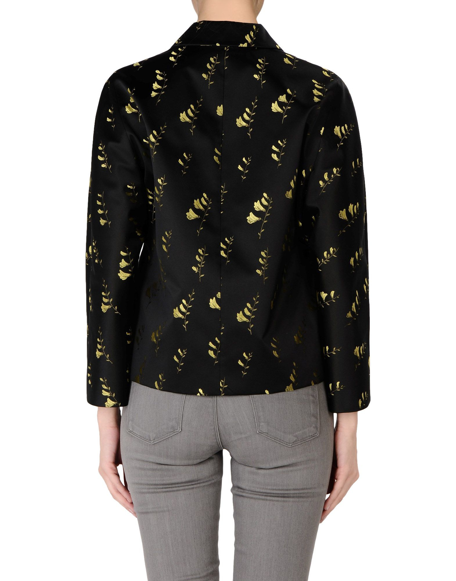 miu miu blazer in black lyst miu miu blazer in black lyst