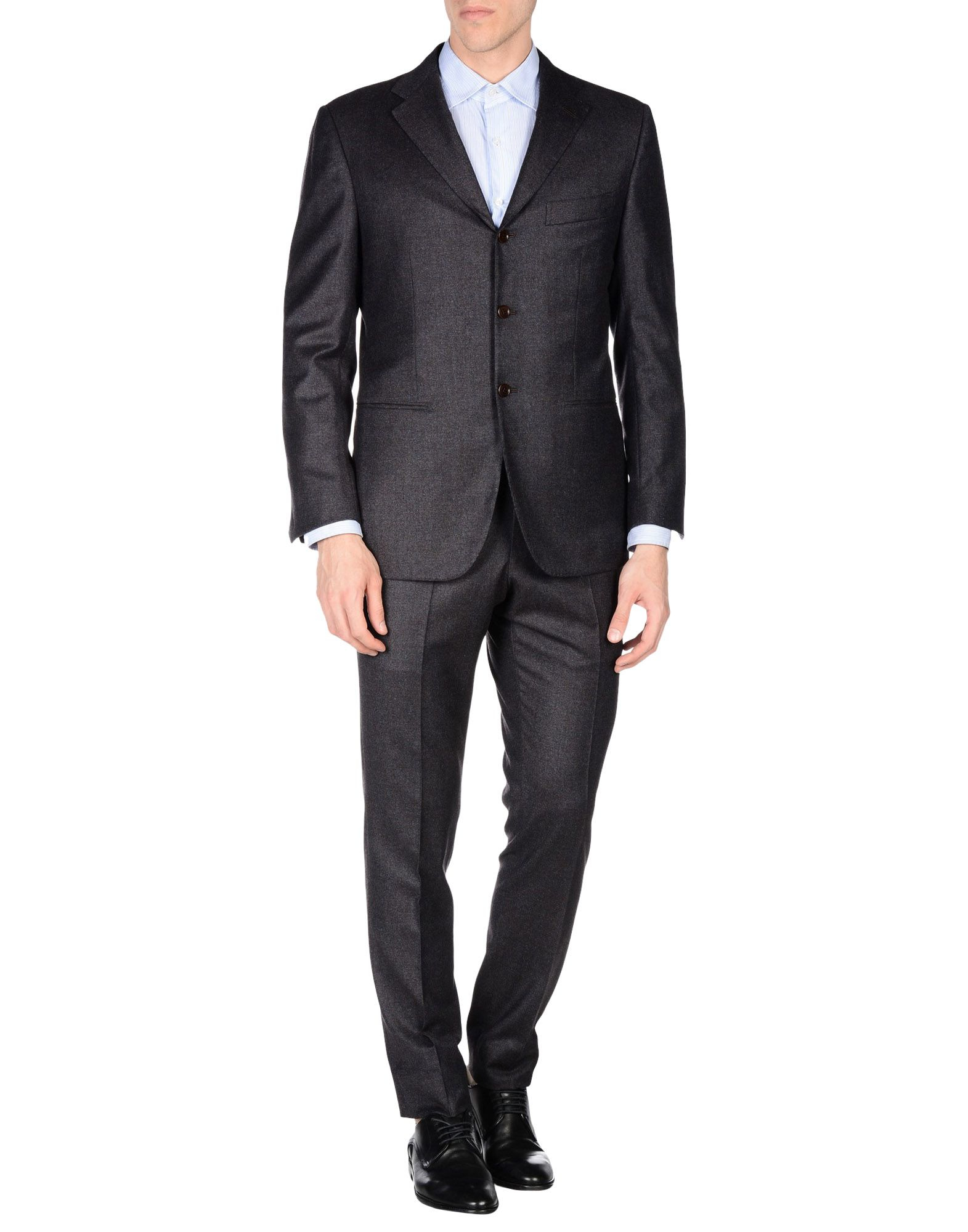Kiton Suit in Black for Men - Lyst