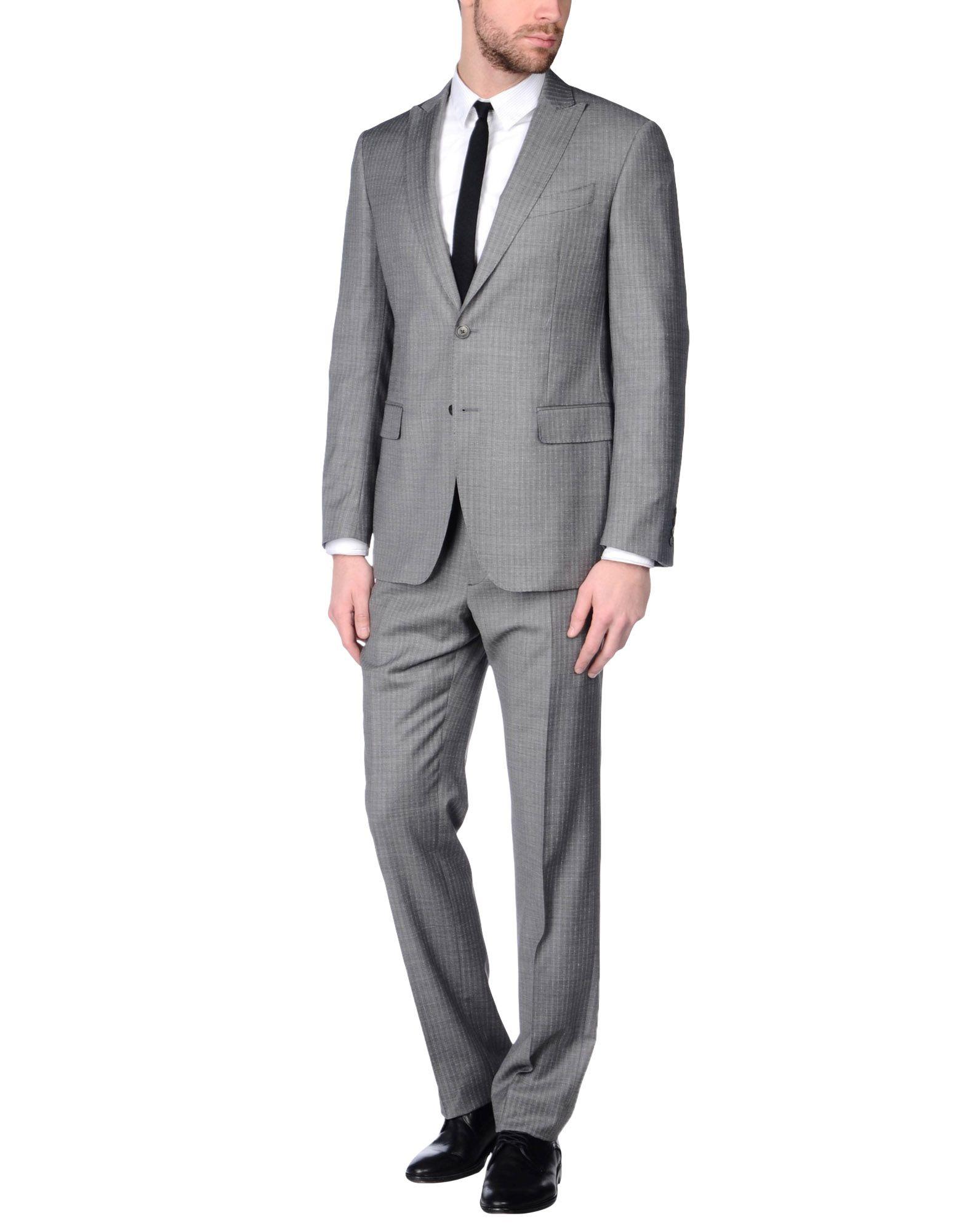 John varvatos Suit in Gray for Men | Lyst