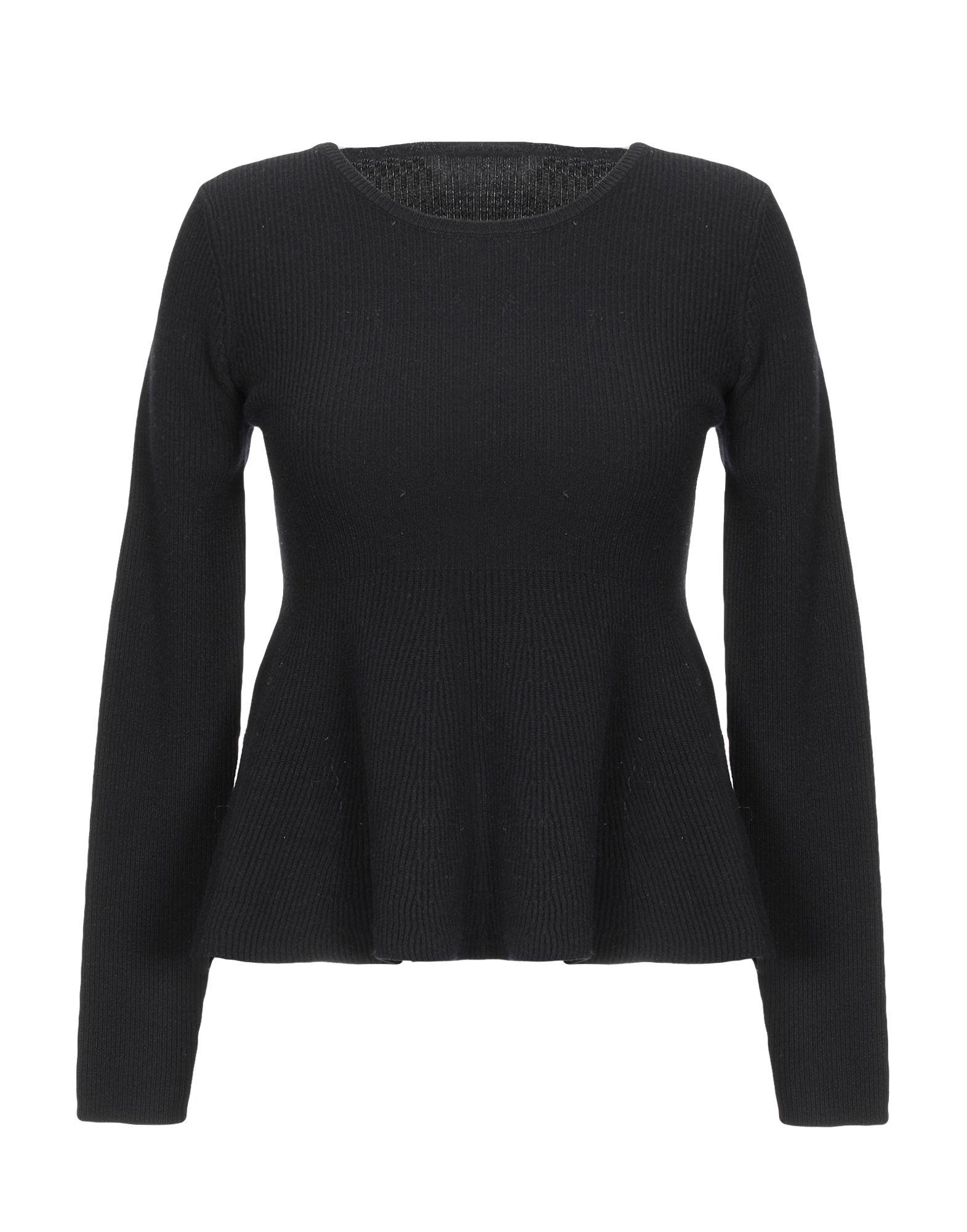 Totême Wool Sweater in Black - Lyst