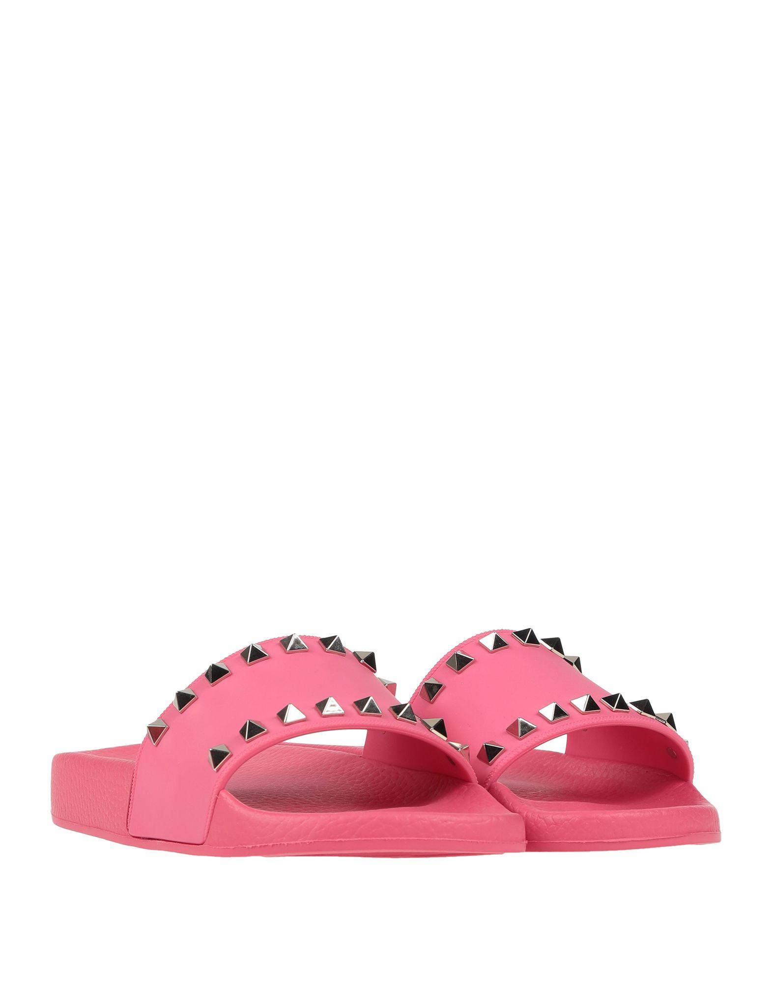 Valentino Rubber Sandals in Fuchsia (Pink) - Lyst