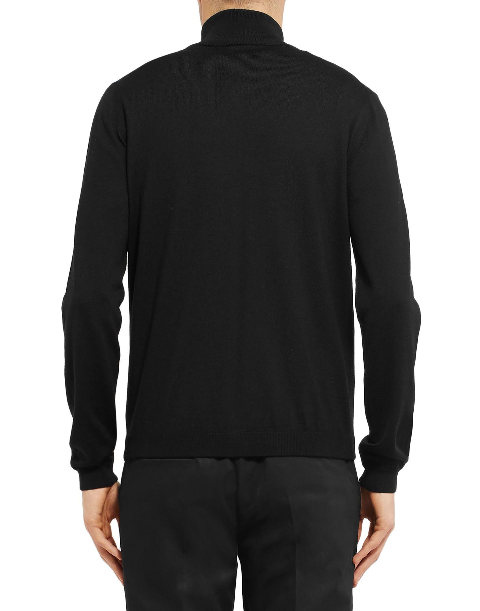 Prada Cardigan in Black for Men - Lyst