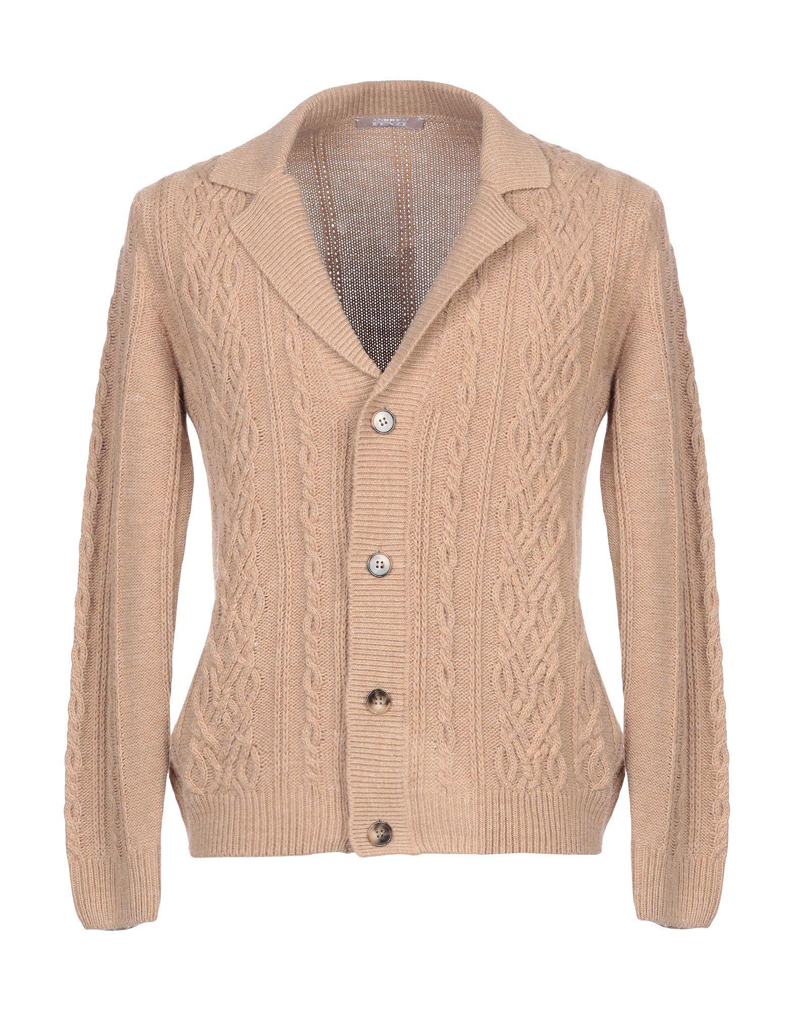 Andrea Fenzi Cardigan in Natural for Men - Lyst