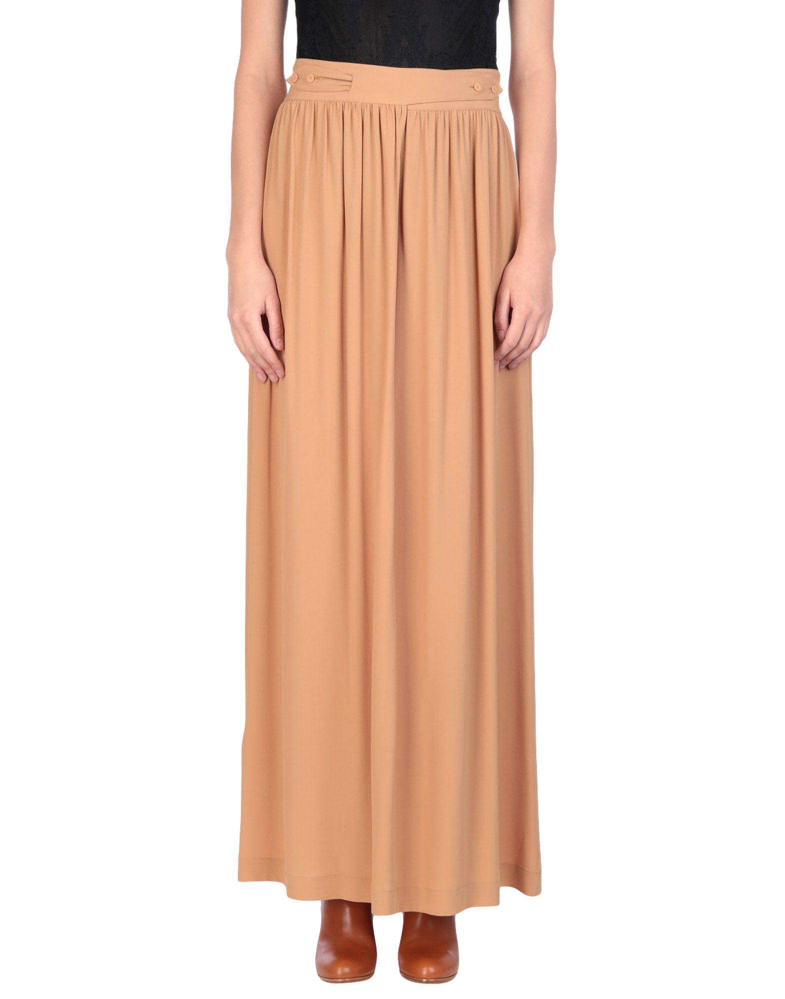 Mauro Grifoni Silk Long Skirt - Lyst