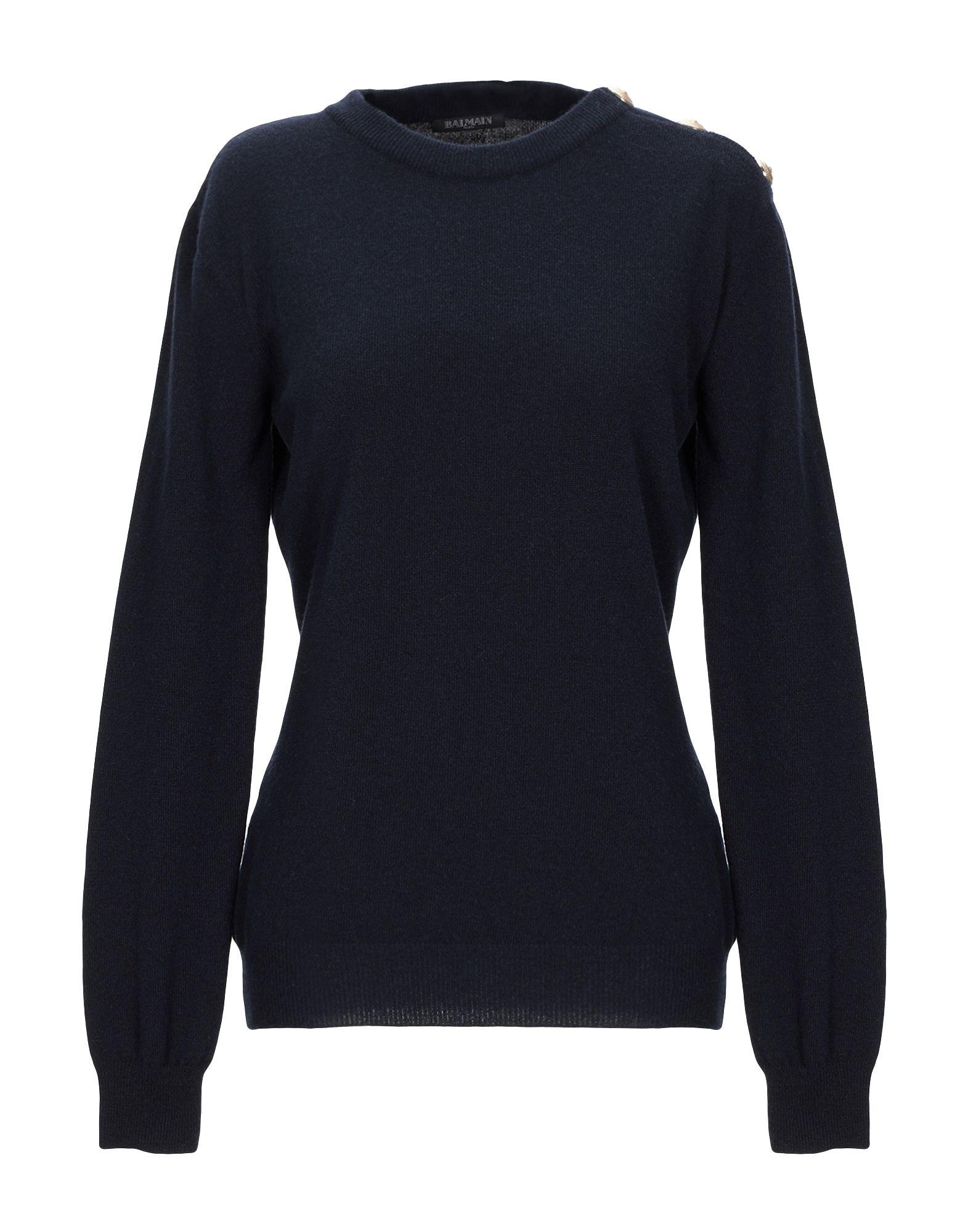 Balmain Sweater in Blue - Lyst