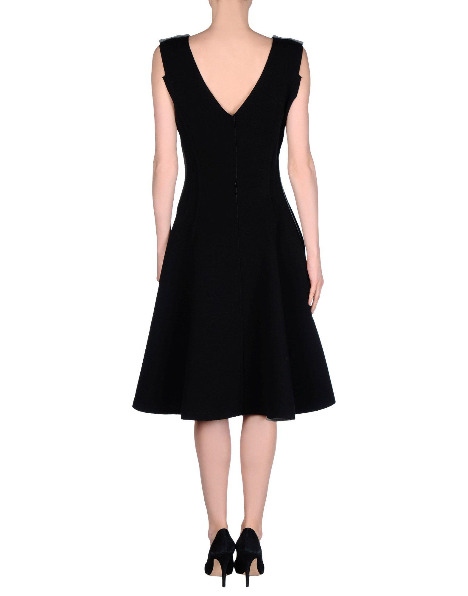 In Black Lyst Norma Knee Kamali Length Dress w6xXR0q