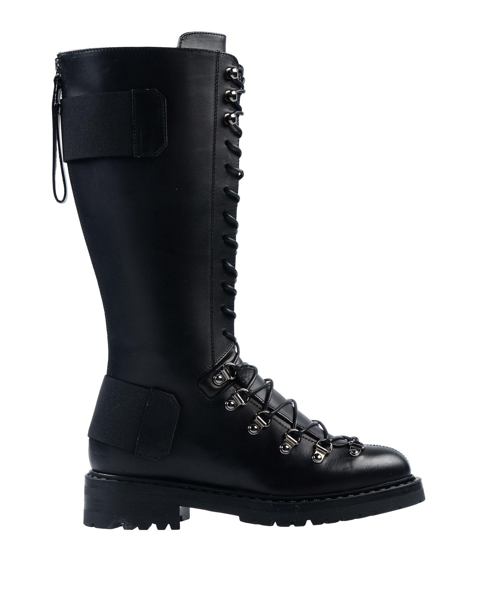 Barracuda Leather Boots in Black - Lyst