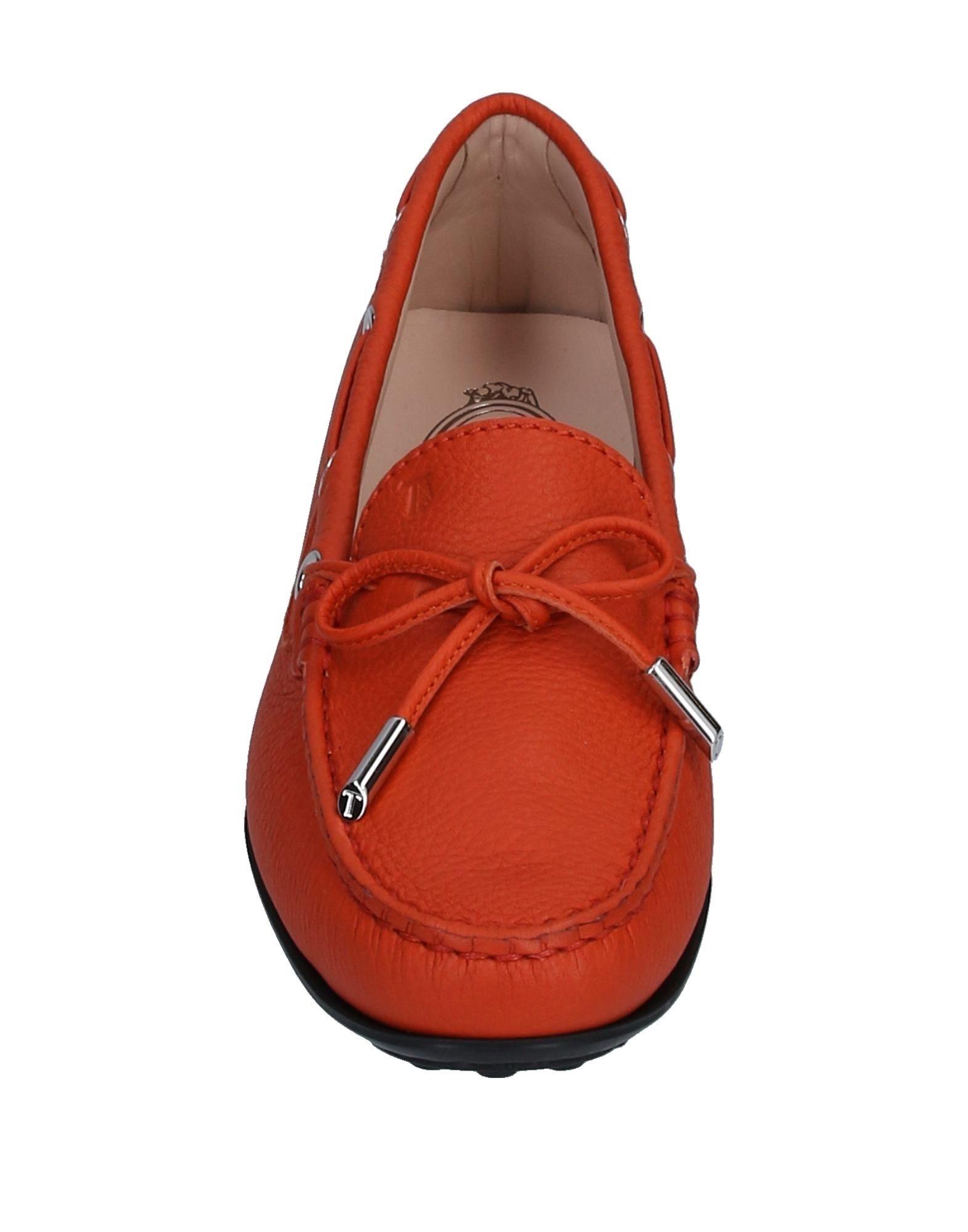 Tod's Loafer in Orange Lyst