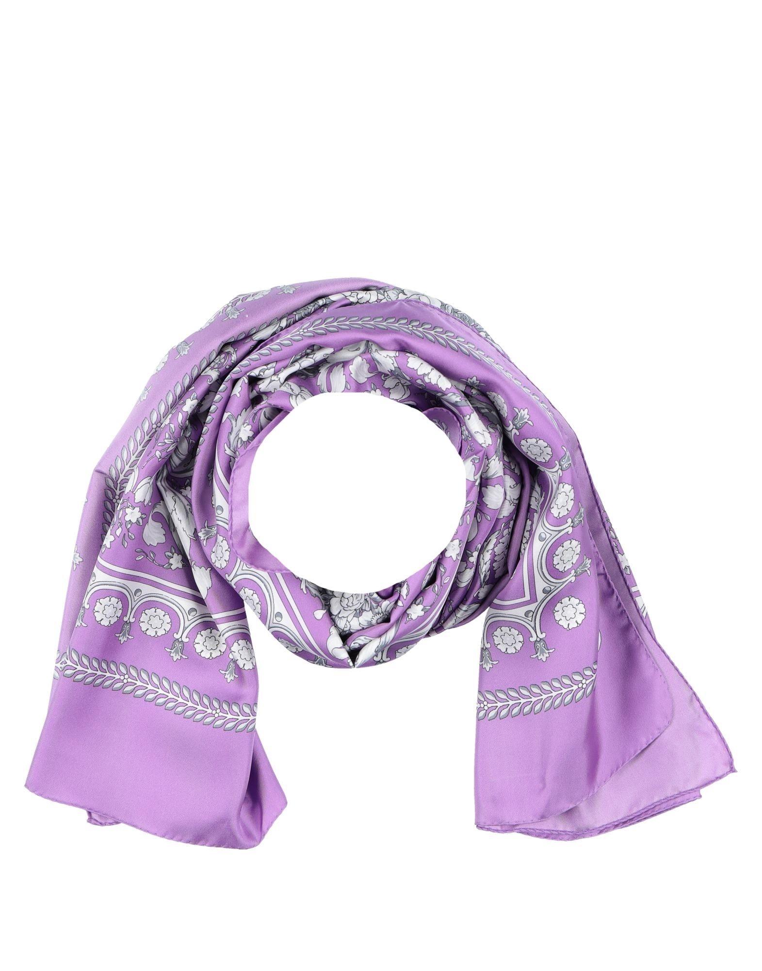 Versace Silk Scarf in Purple Lyst