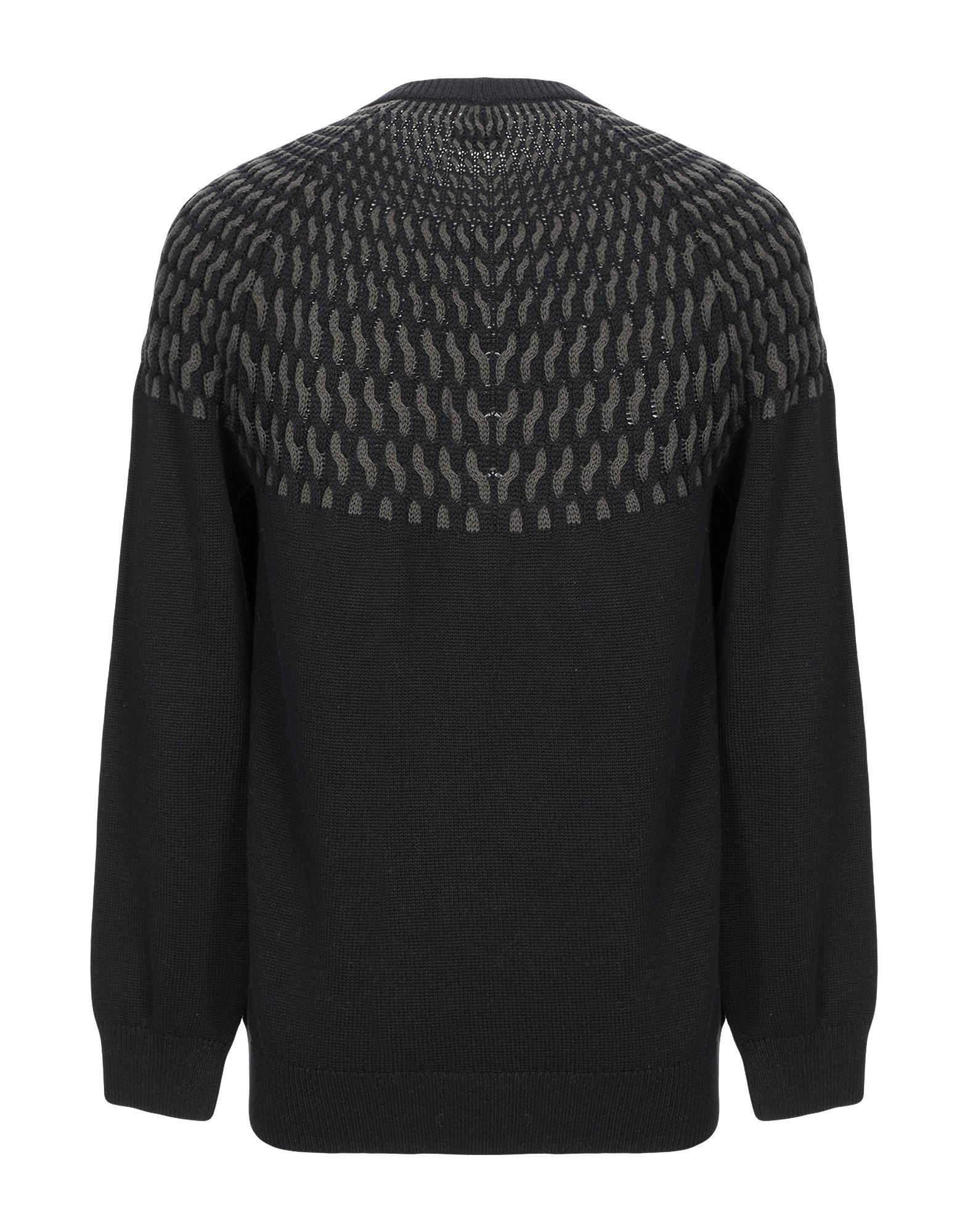 Armani Exchange Cotton Sweater in Black for Men - Lyst