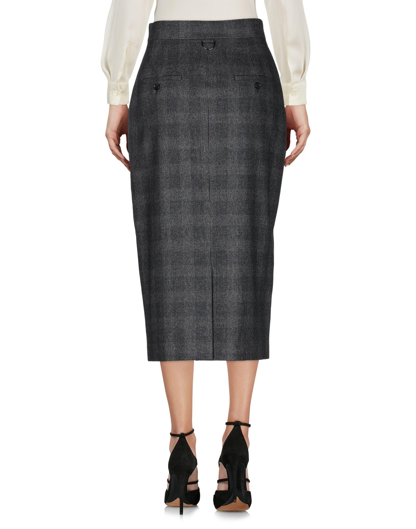 Max Mara 3/4 Length Skirt in Gray - Lyst