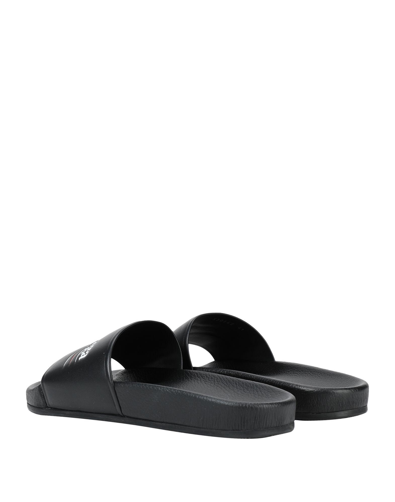 black balenciaga sandals