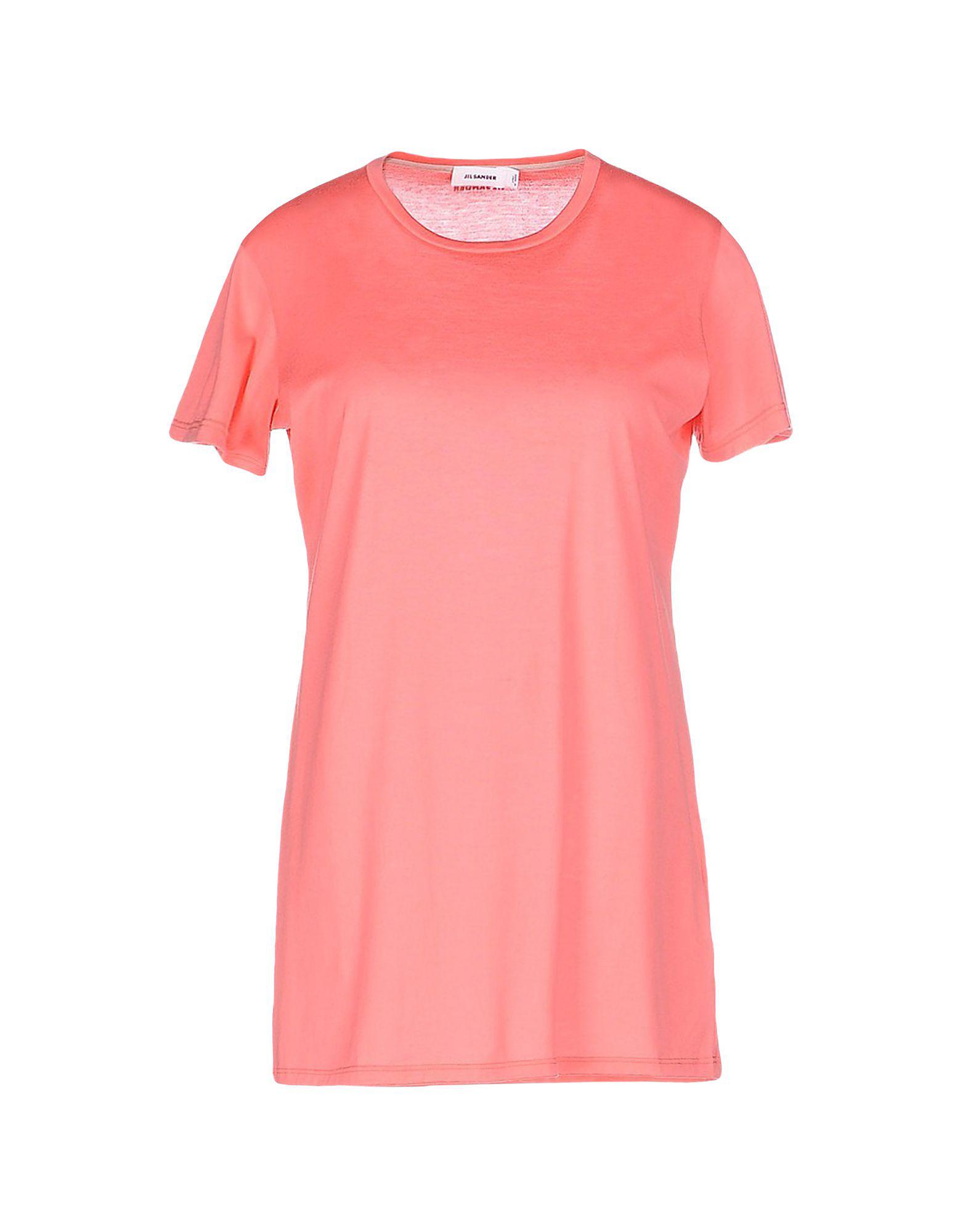 Jil Sander T-shirt in Pink - Lyst