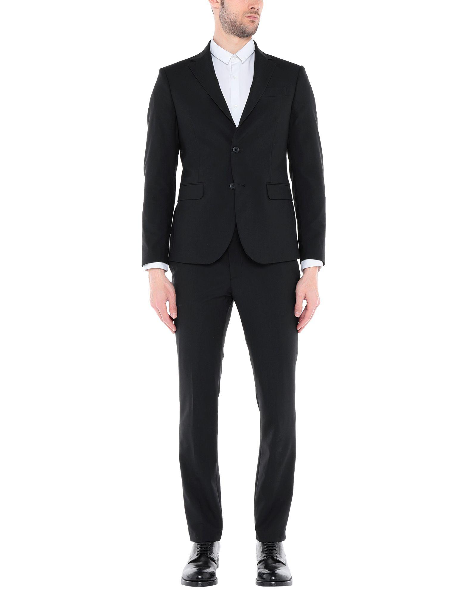 Guess Wool Suit in Black for Men - Lyst