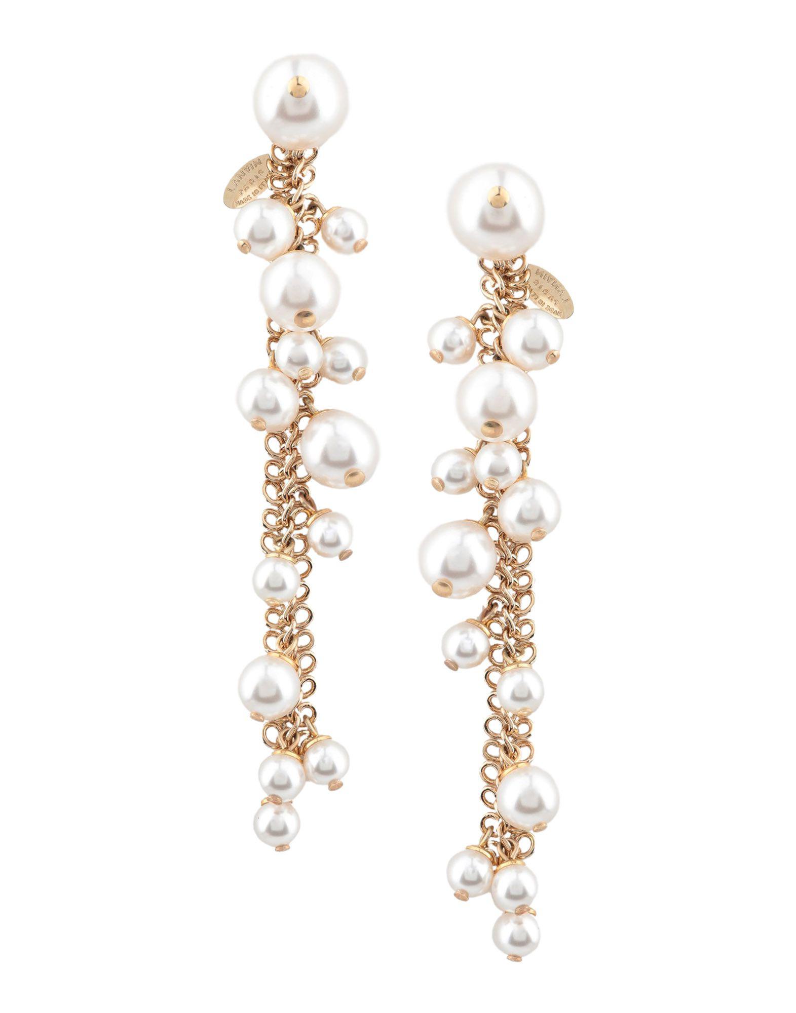 Lyst Lanvin Earrings In White Lanvin Women S White Earrings