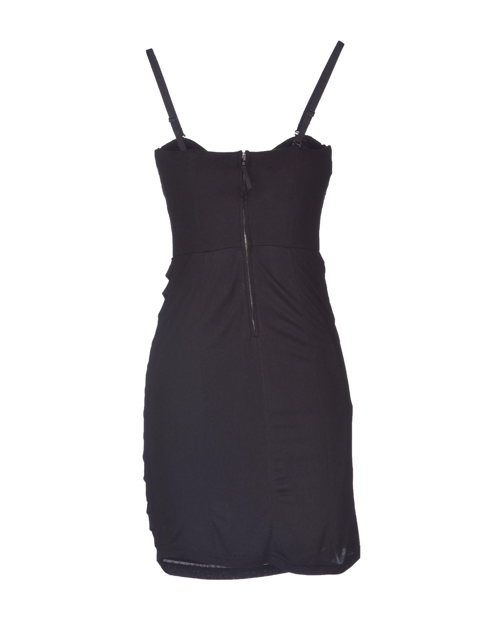 Lyst - Guess Short Dress in Black