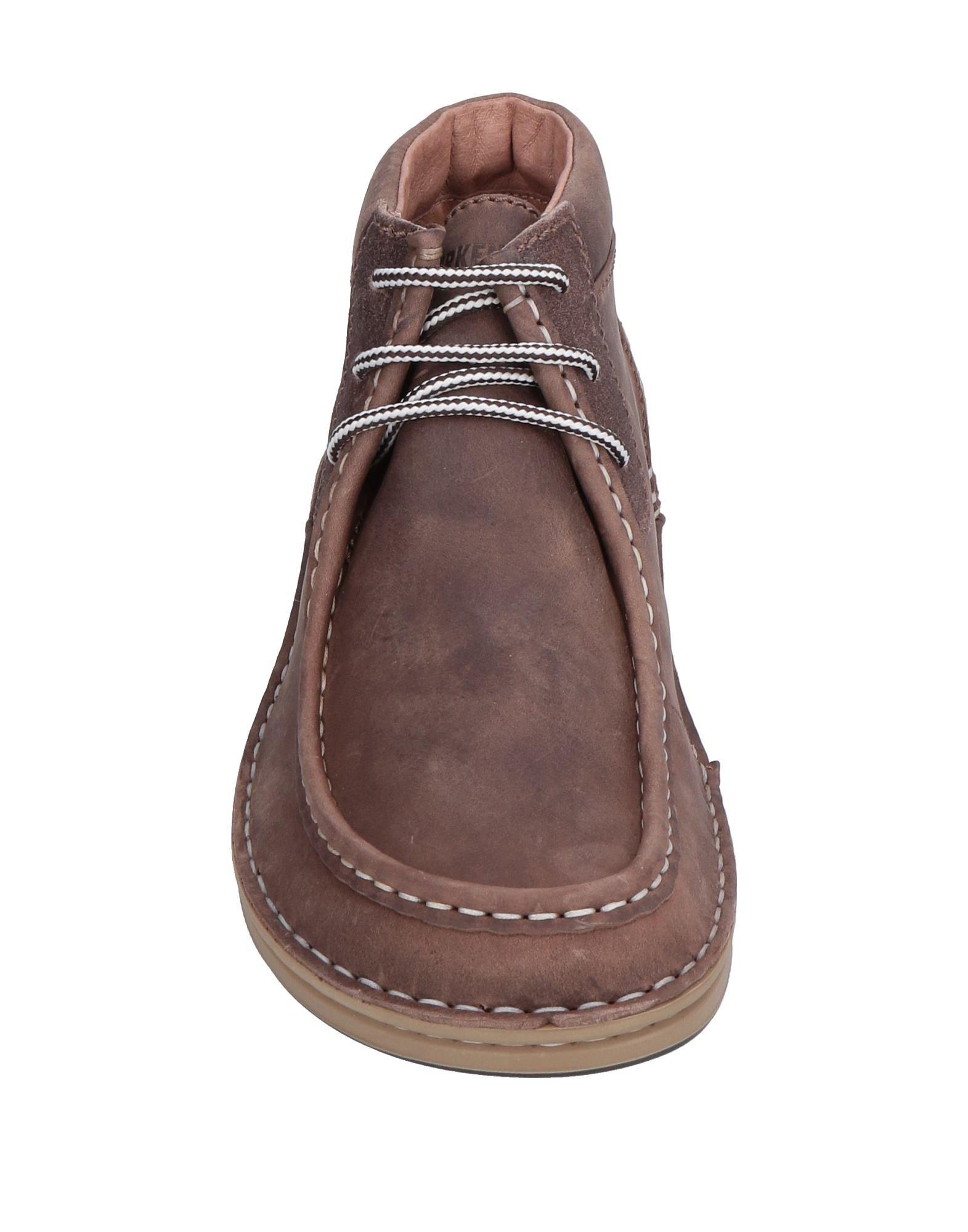 Birkenstock Leather Ankle Boots in Brown for Men - Lyst