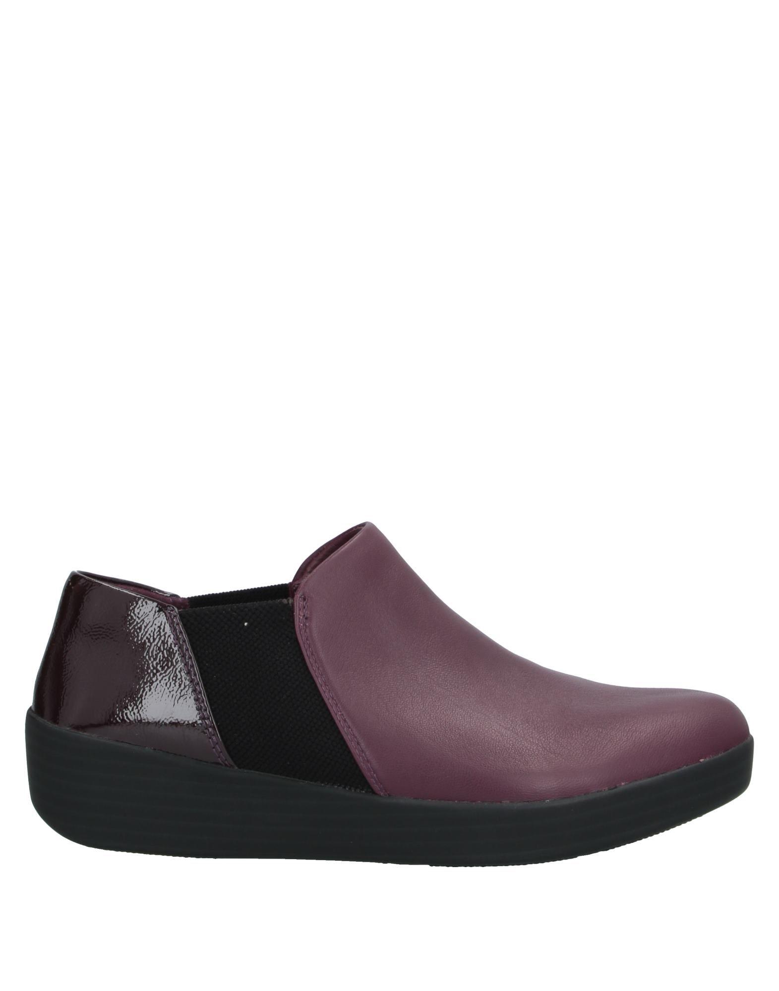 Fitflop Leather Shoe Boots in Deep Purple (Purple) - Lyst