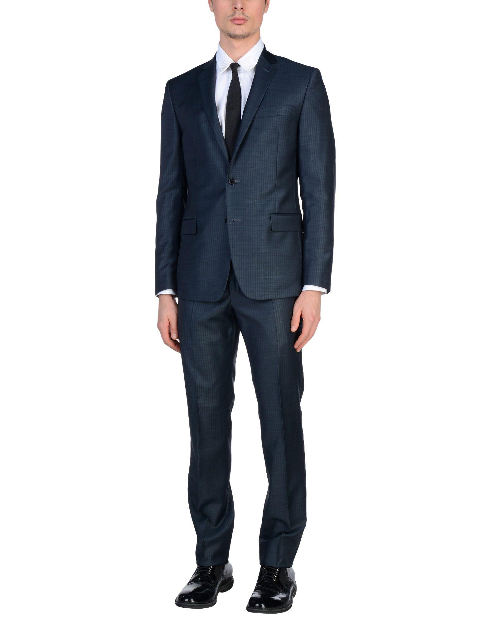 Lyst - Versace Suit in Blue for Men