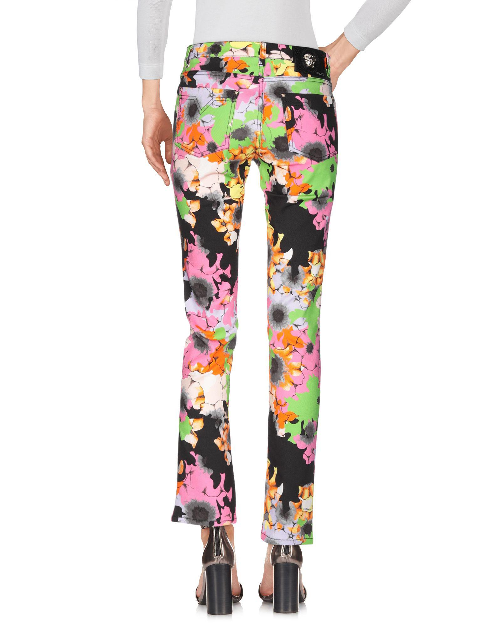 Versace Denim Pants in Black Lyst