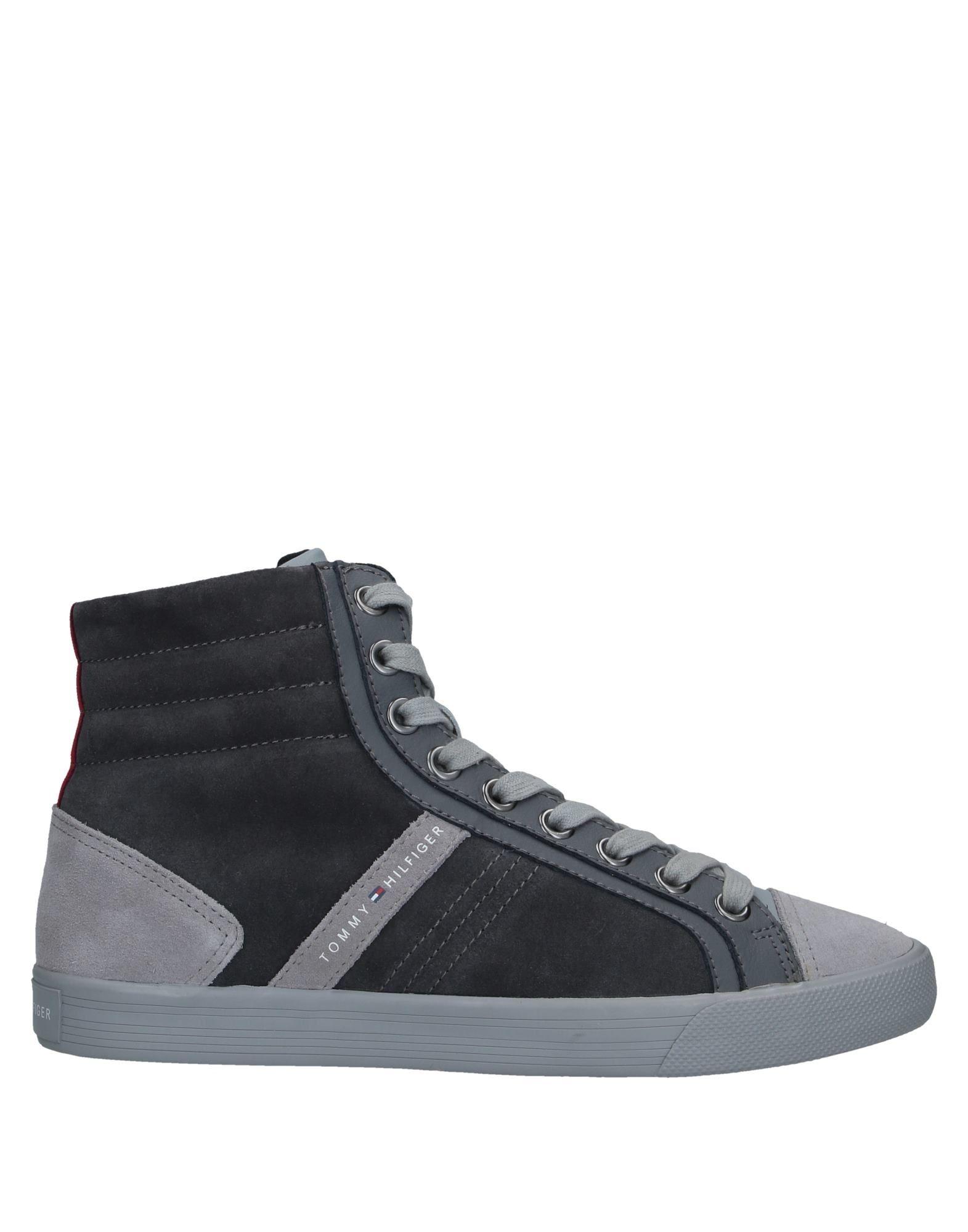 Tommy Hilfiger High-tops & Sneakers in Gray for Men - Lyst