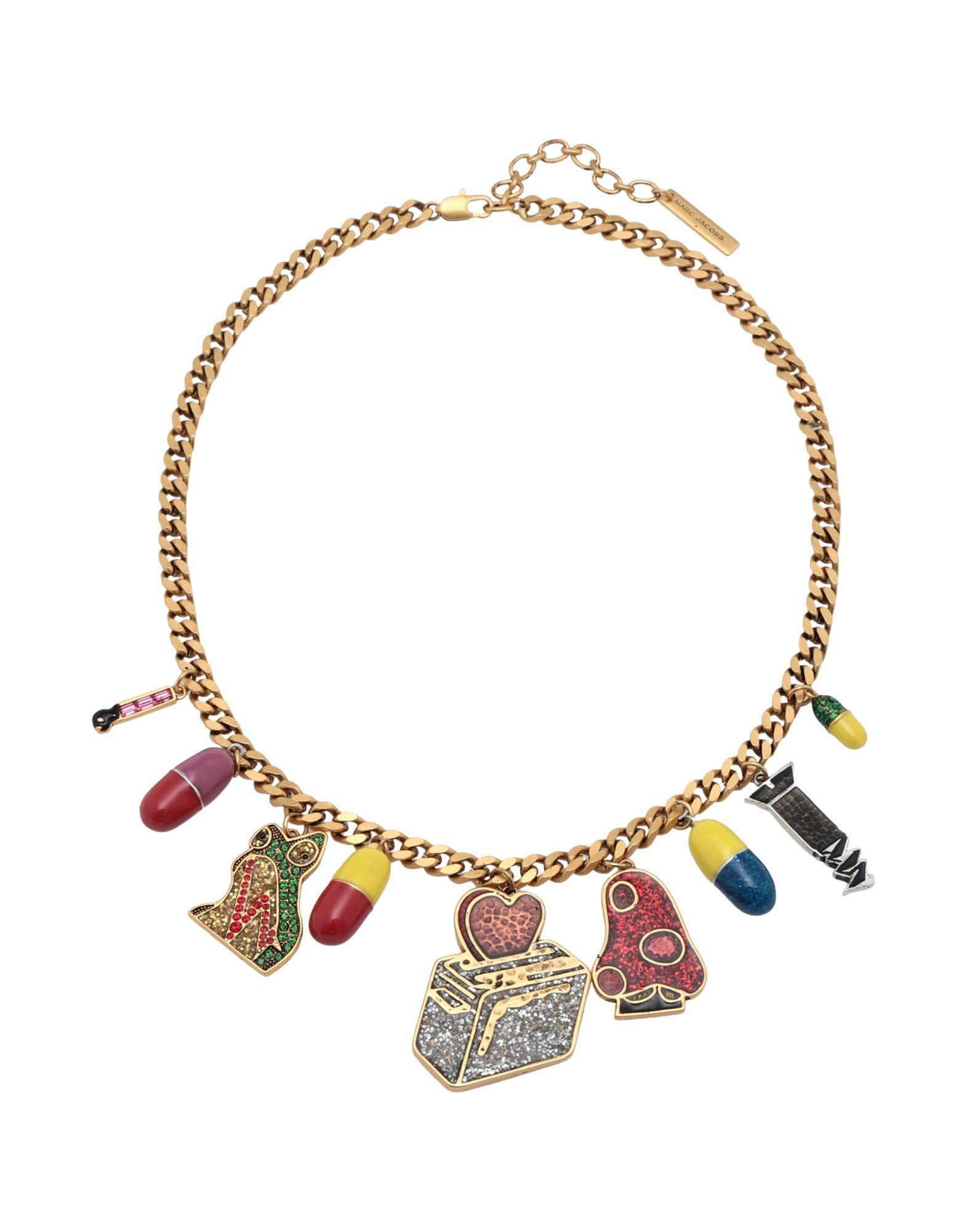Marc Jacobs Necklace in Gold (Metallic) - Lyst