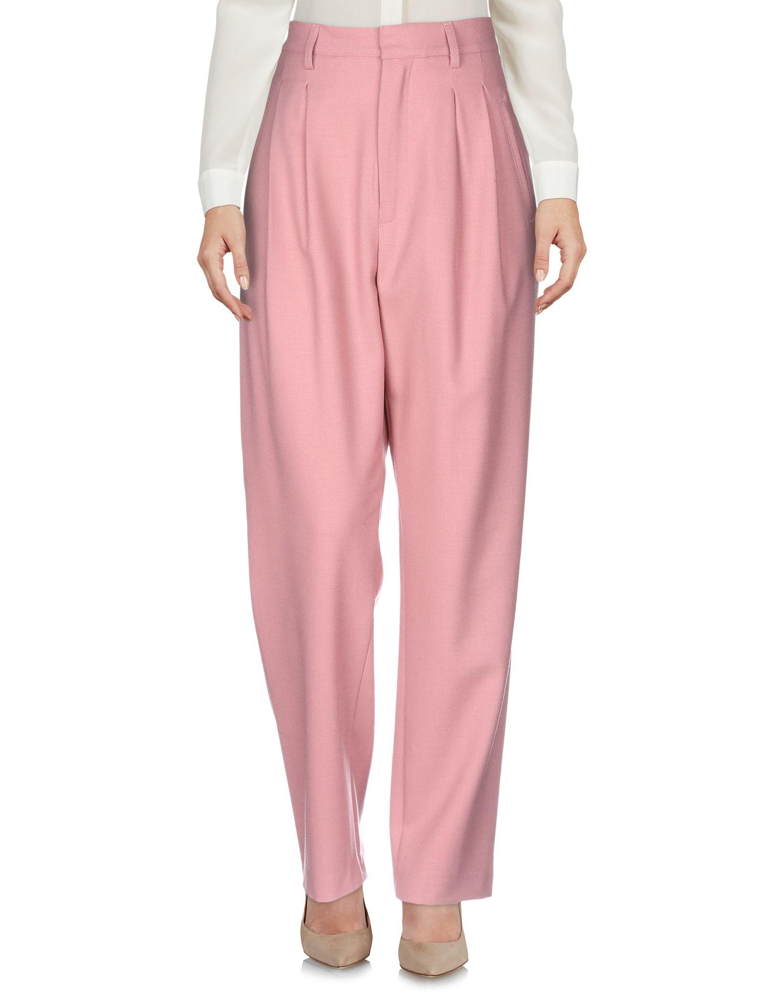 pink casual pants