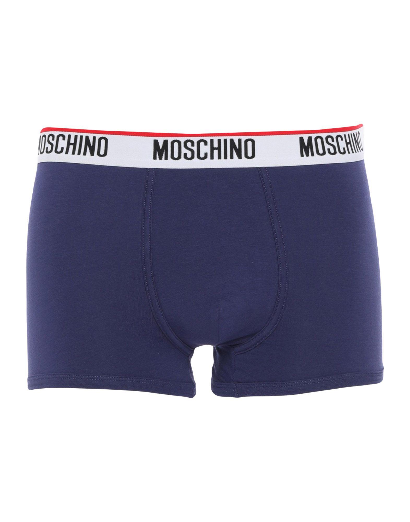 Moschino Cotton Boxer in Blue for Men - Lyst