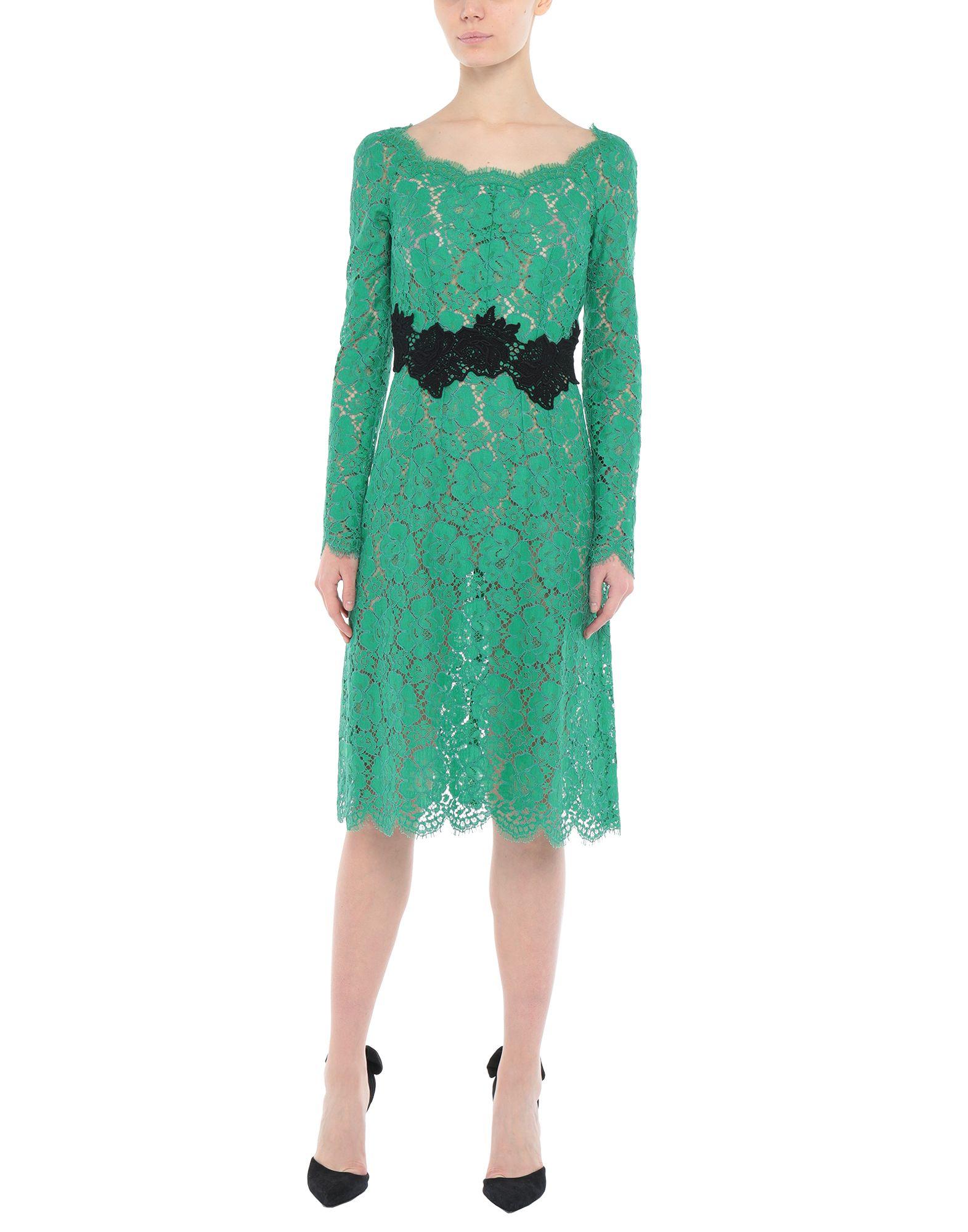 dolce and gabbana dress green