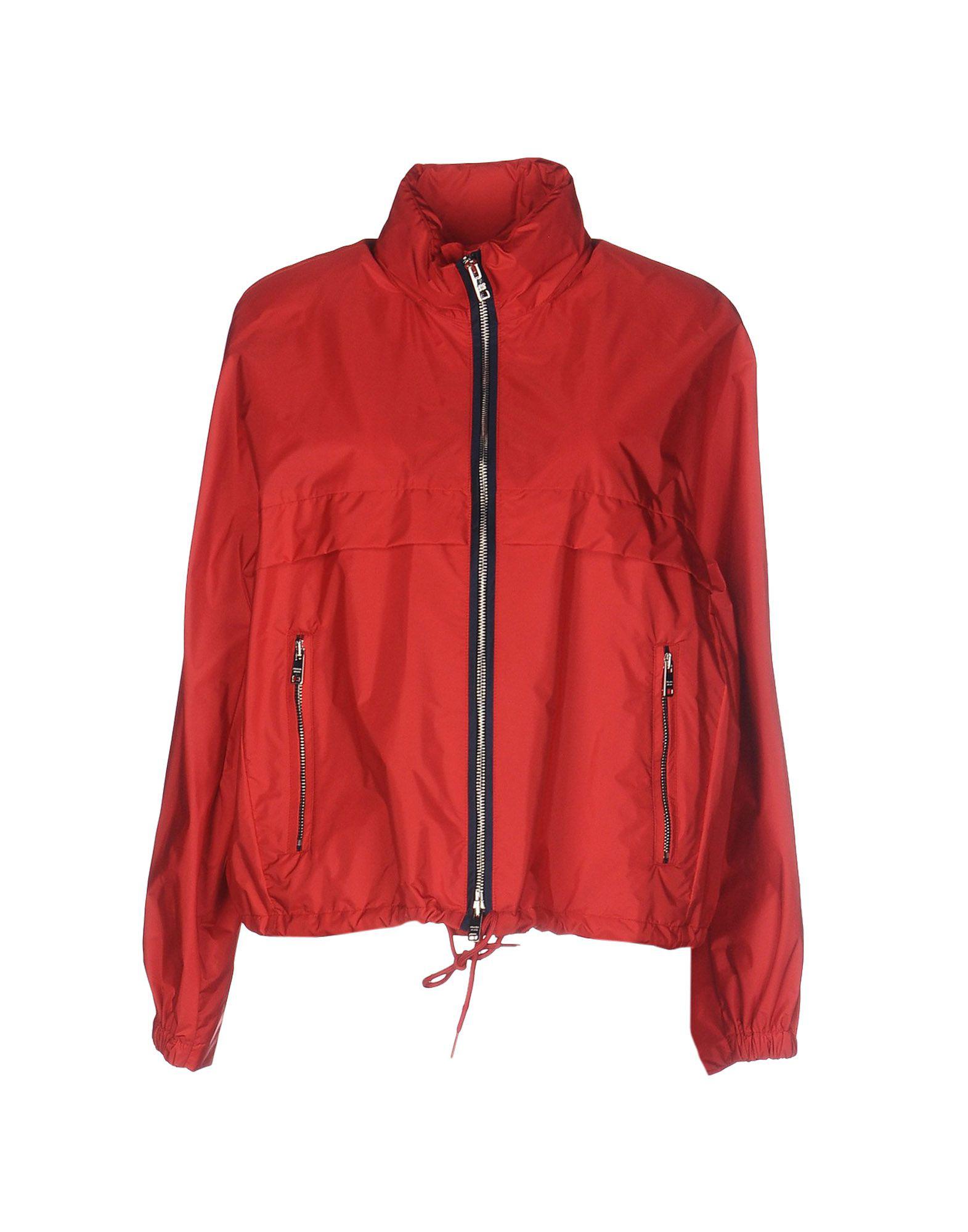 Prada Synthetic Jacket in Red - Lyst