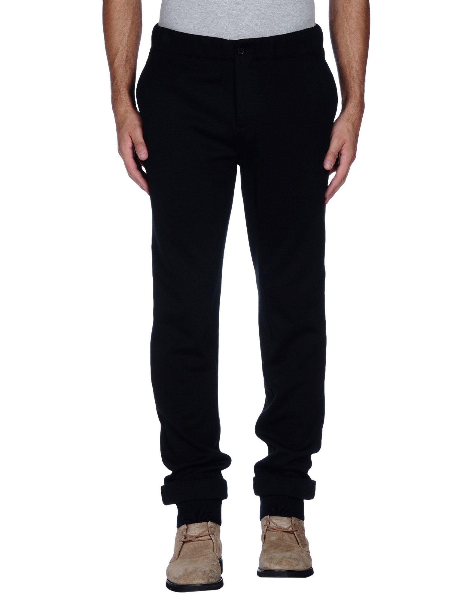 Lyst - Emporio armani Casual Pants in Black for Men