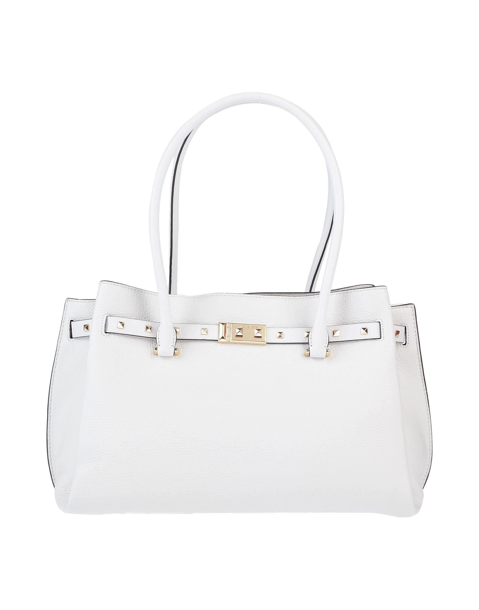 michael kors white hand bag