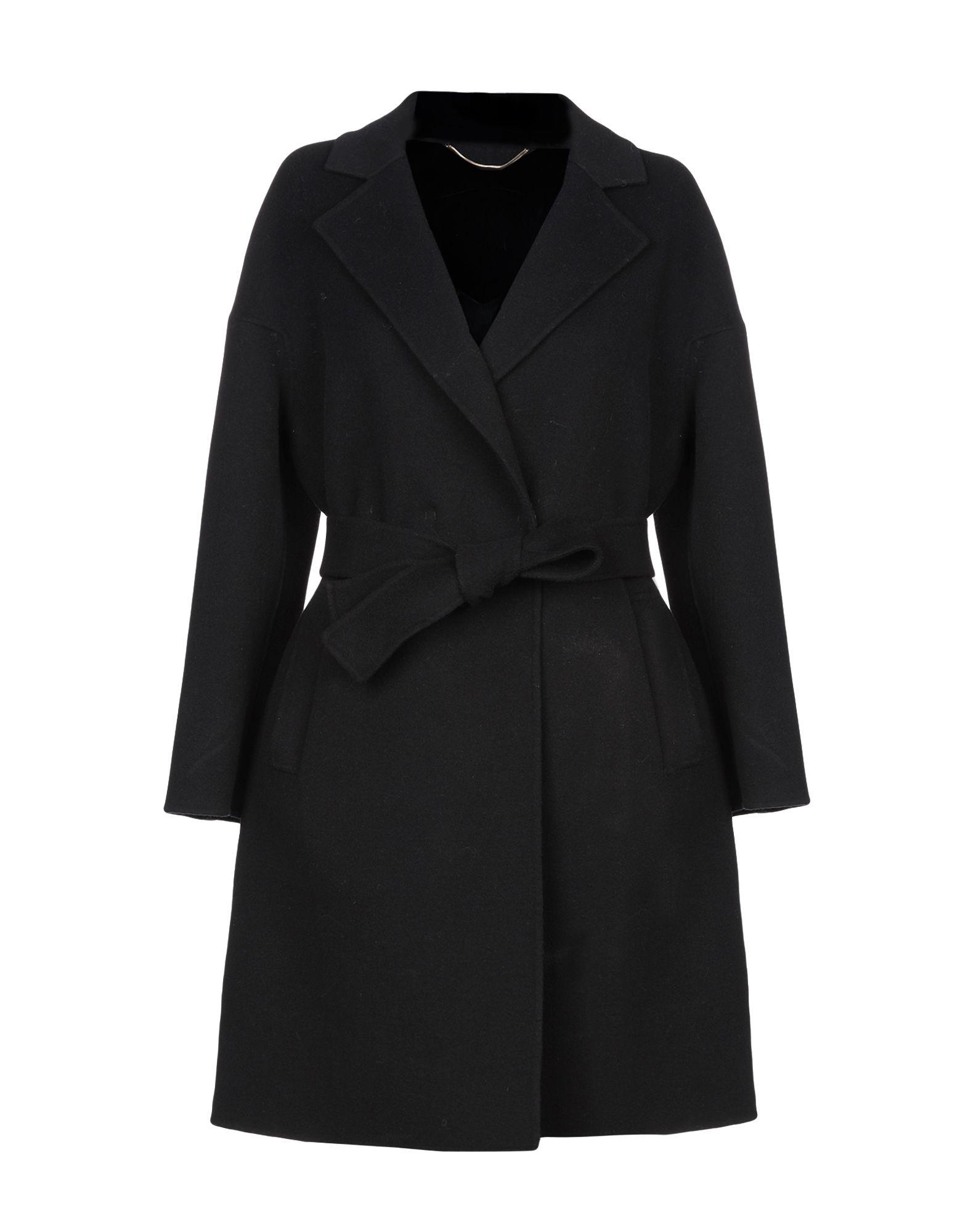 Marella Wool Coat in Dark Blue (Blue) - Lyst