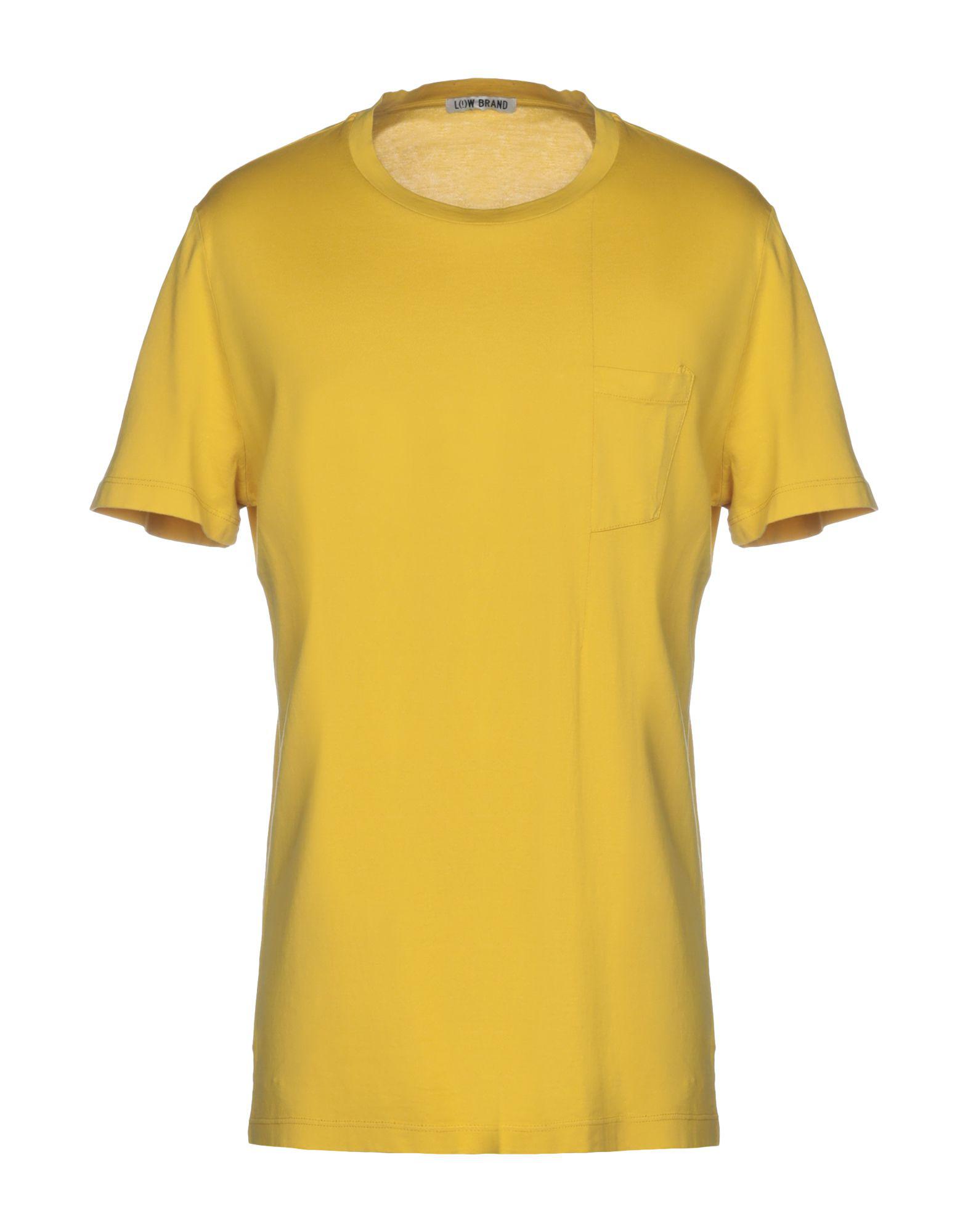 Lyst - Low Brand T-shirts in Yellow for Men